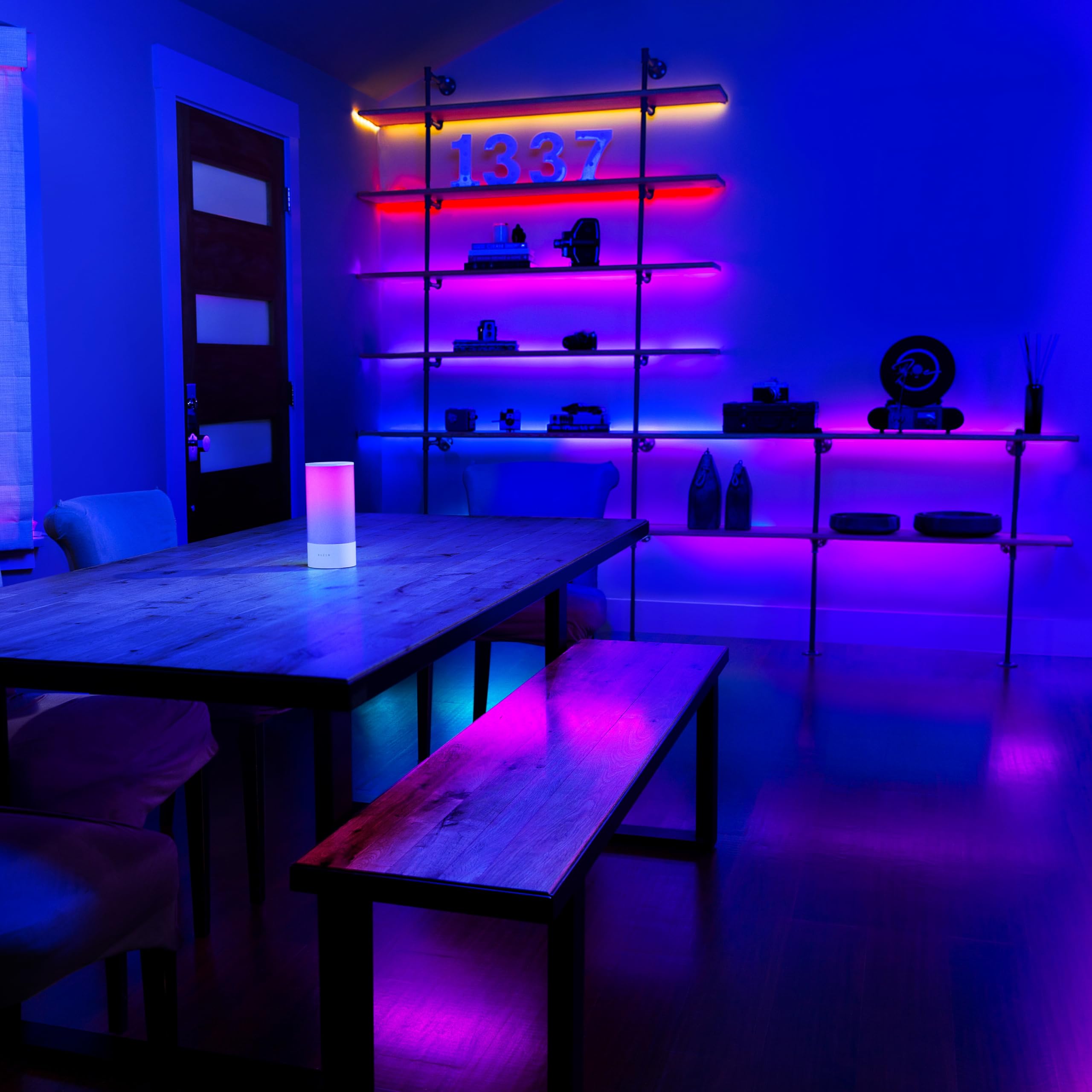 razer-aether-light-strip-3-ft-extender-chroma-rgb-led-strip-bluetooth-razer-game image 5