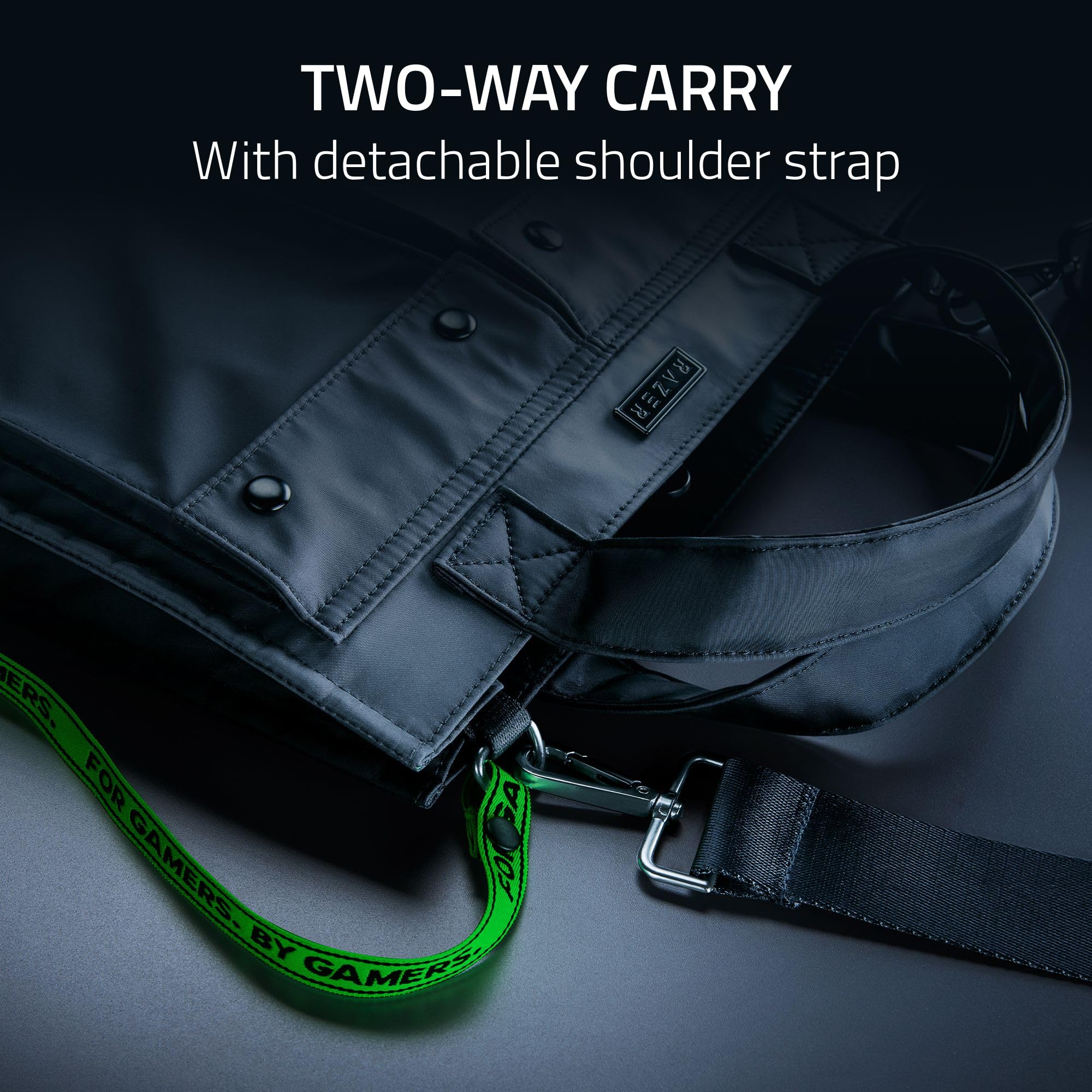 razer-xanthus-tote-bag-with-padded-16-inch-laptop-compartment-water-repellent-ny image 7