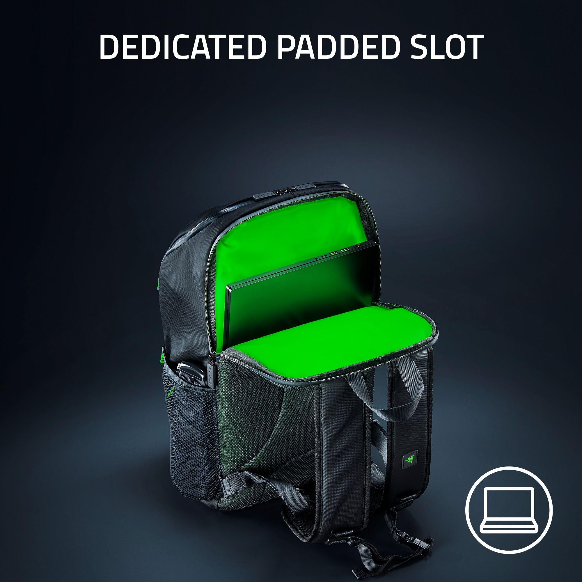 razer-scout-16-inch-gaming-laptop-backpack-lightweight-water-resistant-travel-ca image 4