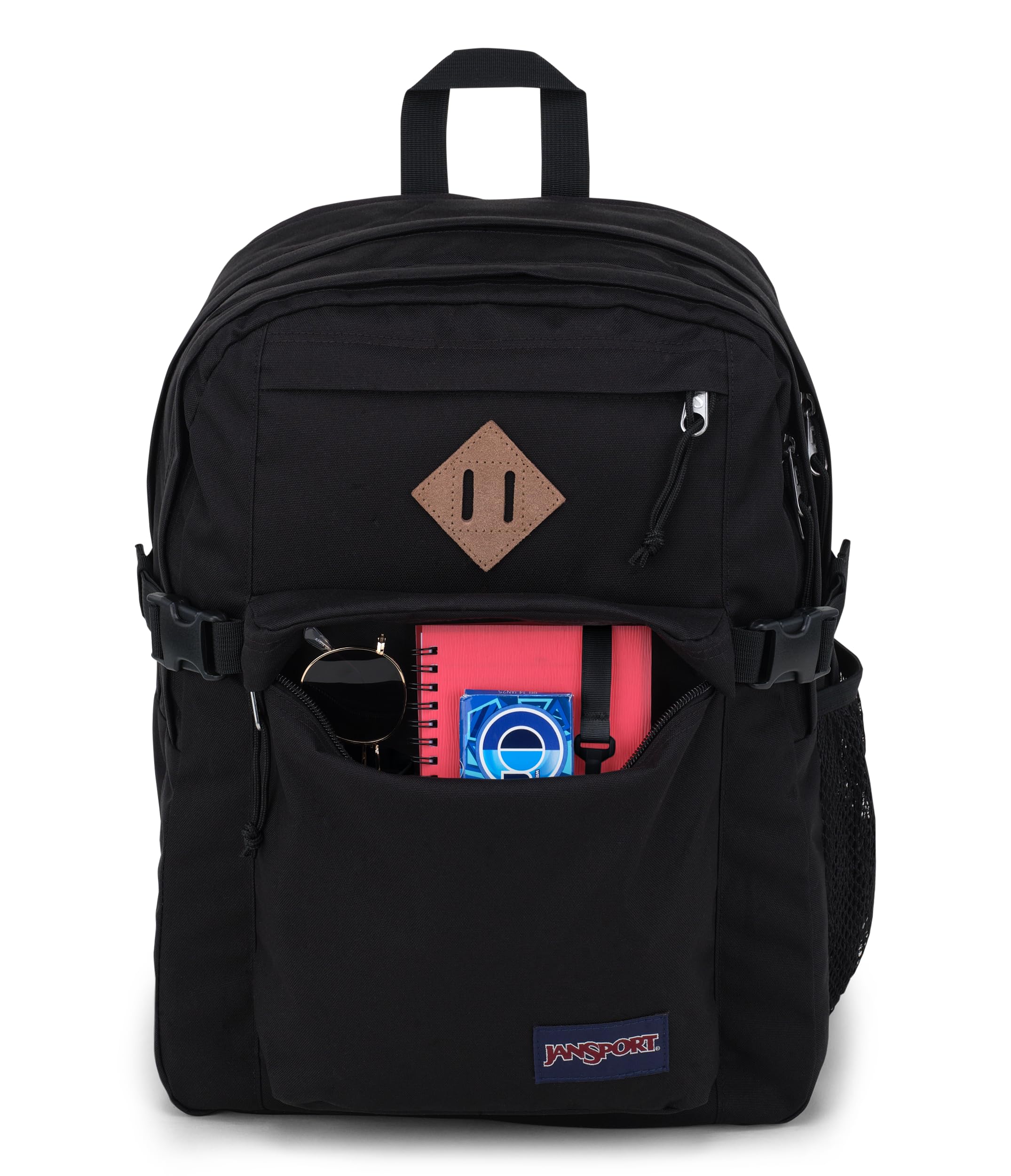 jansport-main-campus-backpack-black-large-travel-or-work-backpack-with-15-inch-l image 4