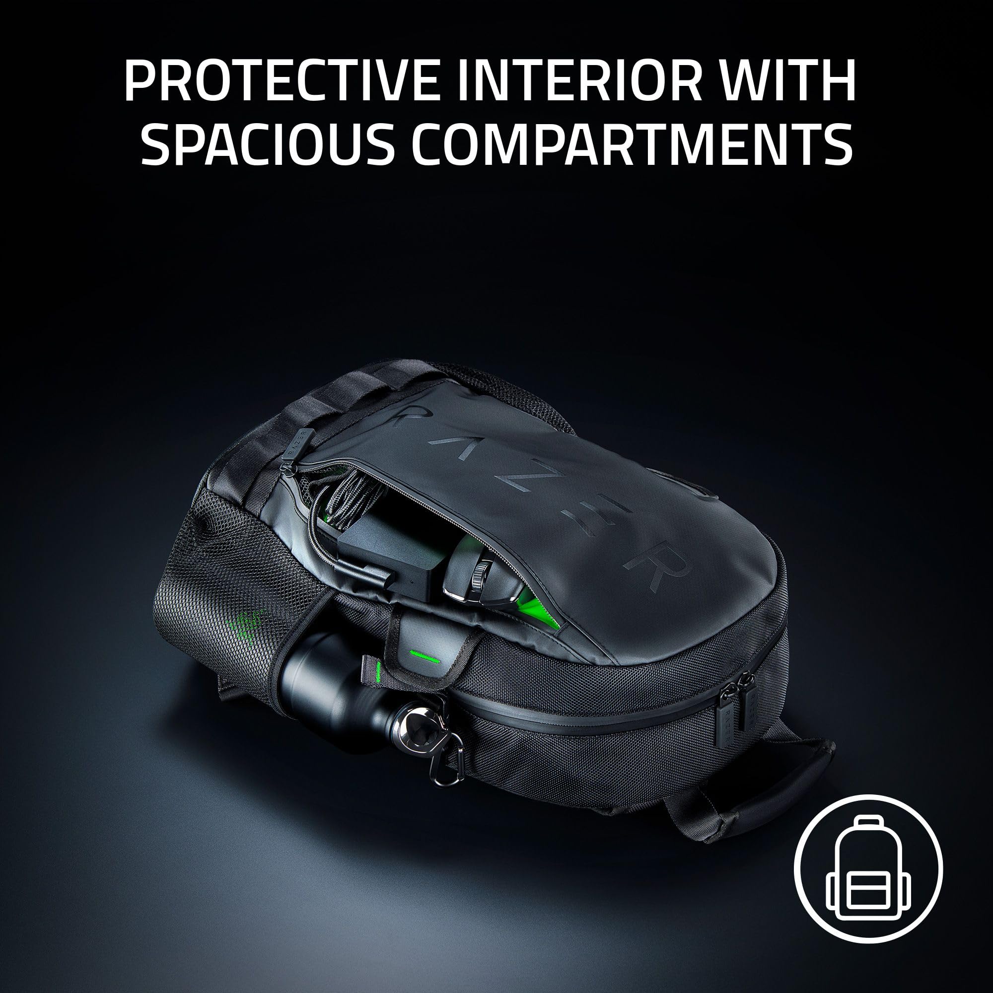 razer-rogue-v3-14-gaming-laptop-backpack-tear-and-water-resistant-travel-carry-o image 3