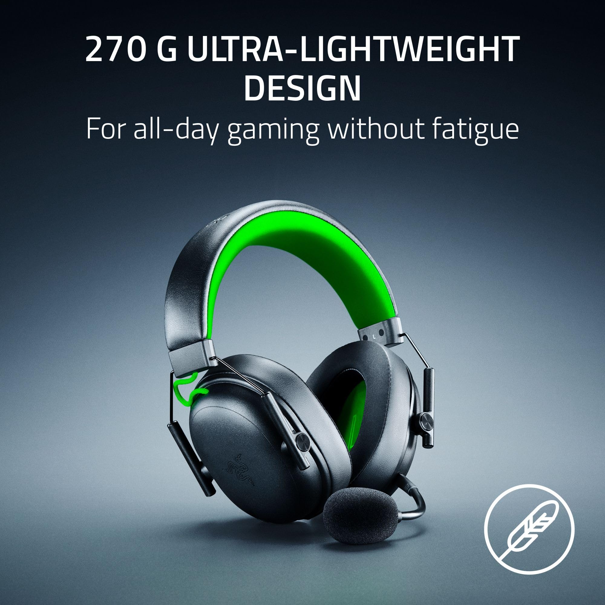 razer-blackshark-v3-x-hyperspeed-wireless-gaming-headset-for-xbox-50mm-triforce- image 8
