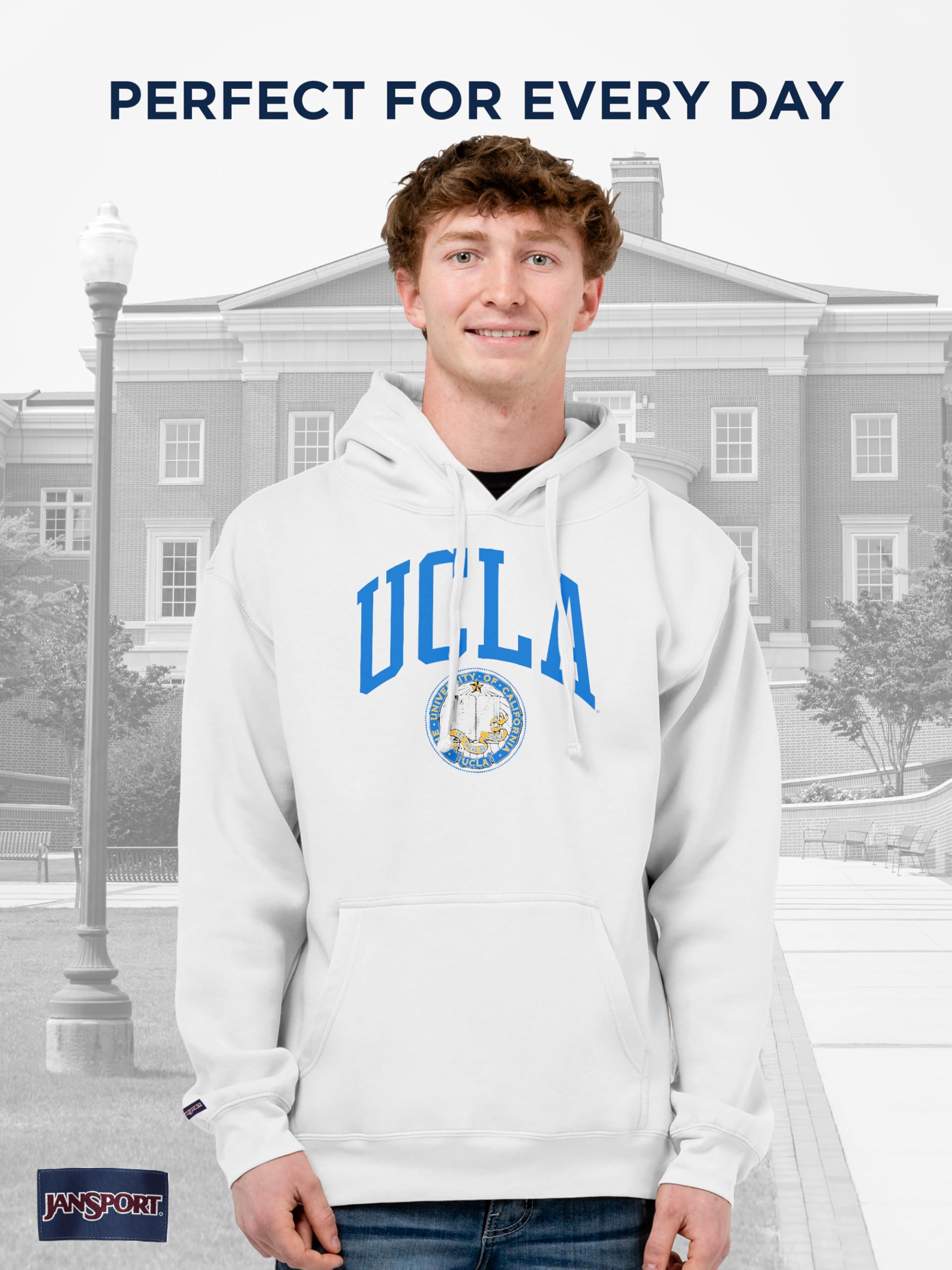 jansport-ncaa-rival-hoodie-officially-licensed-ucla-bruins-unisex-pullover-cotto image 2