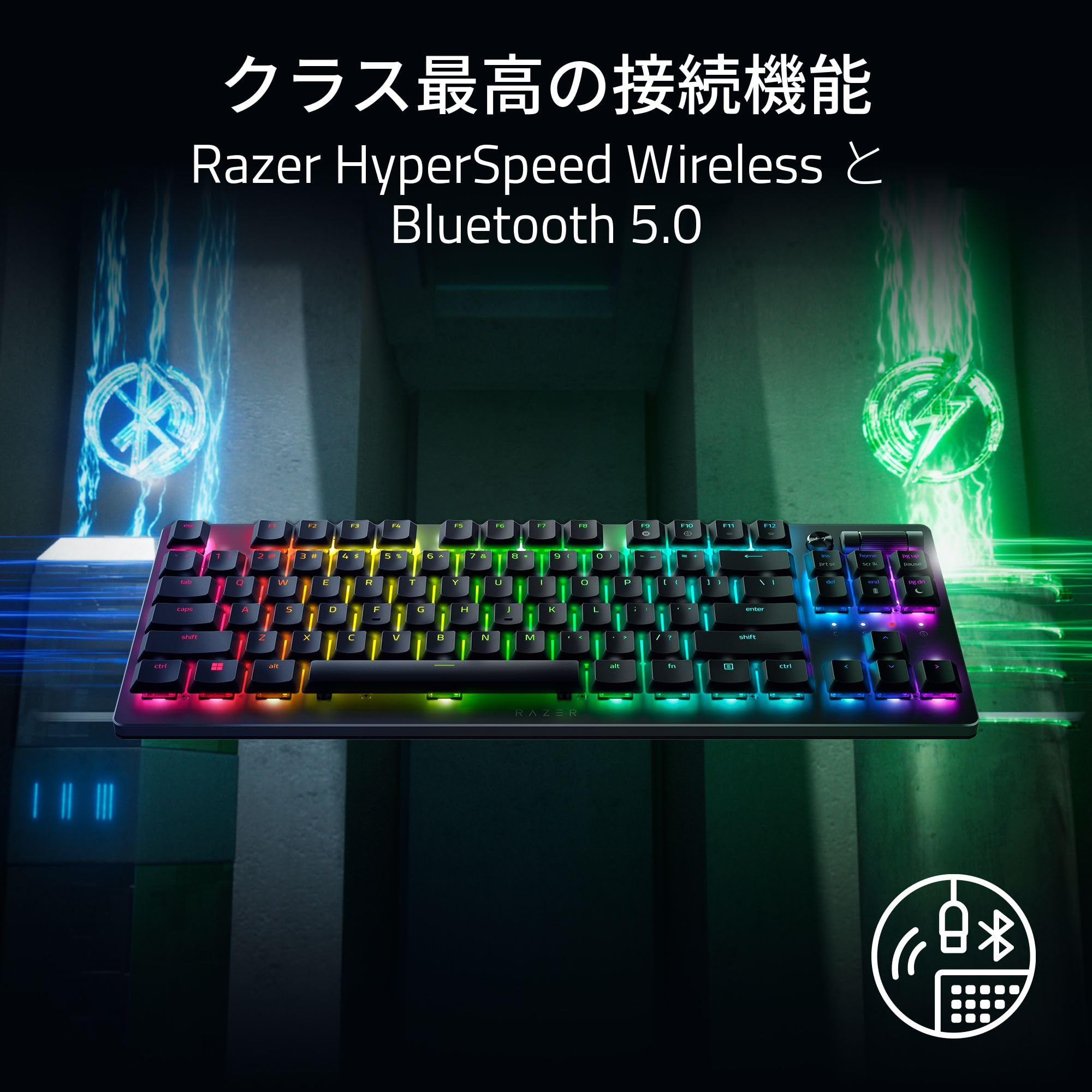 razer-deathstalker-v2-pro-tkl-wireless-gaming-keyboard-low-profile-clicky-purple image 4