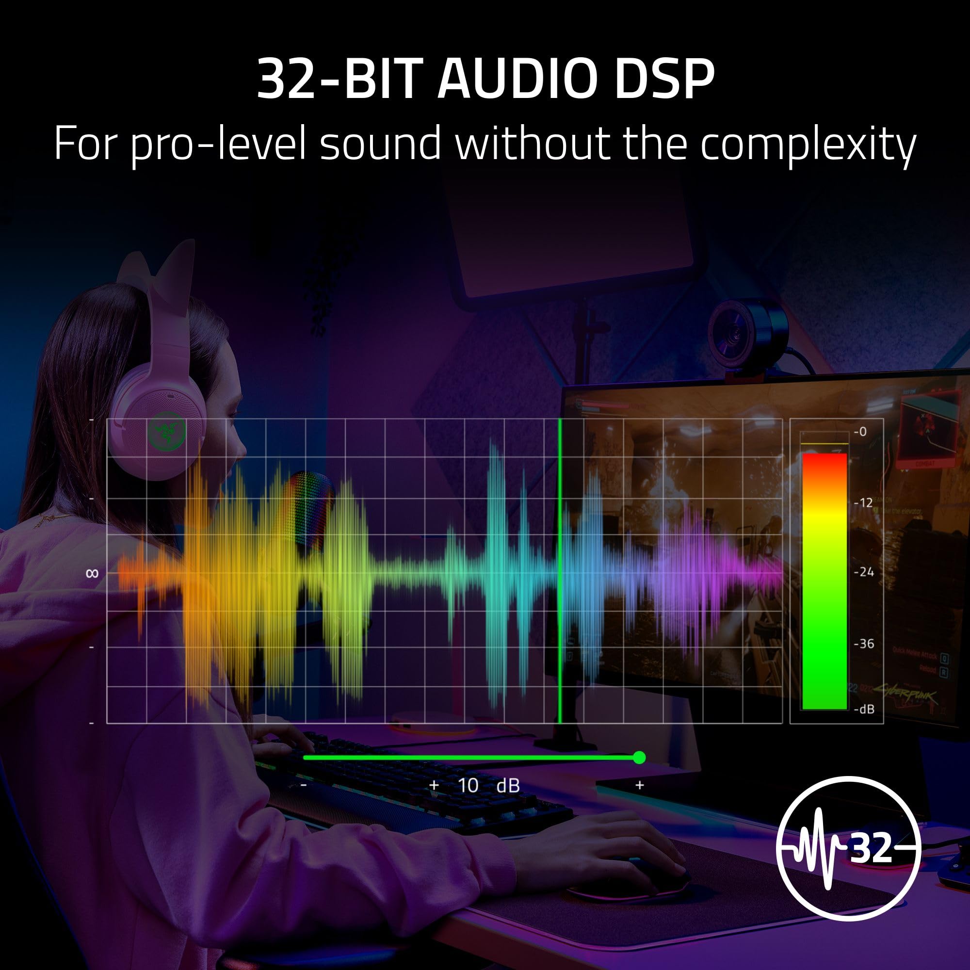 razer-seiren-v3-chroma-32-bit-dsp-usb-c-condenser-microphone-for-pc-quartz-pink- image 2
