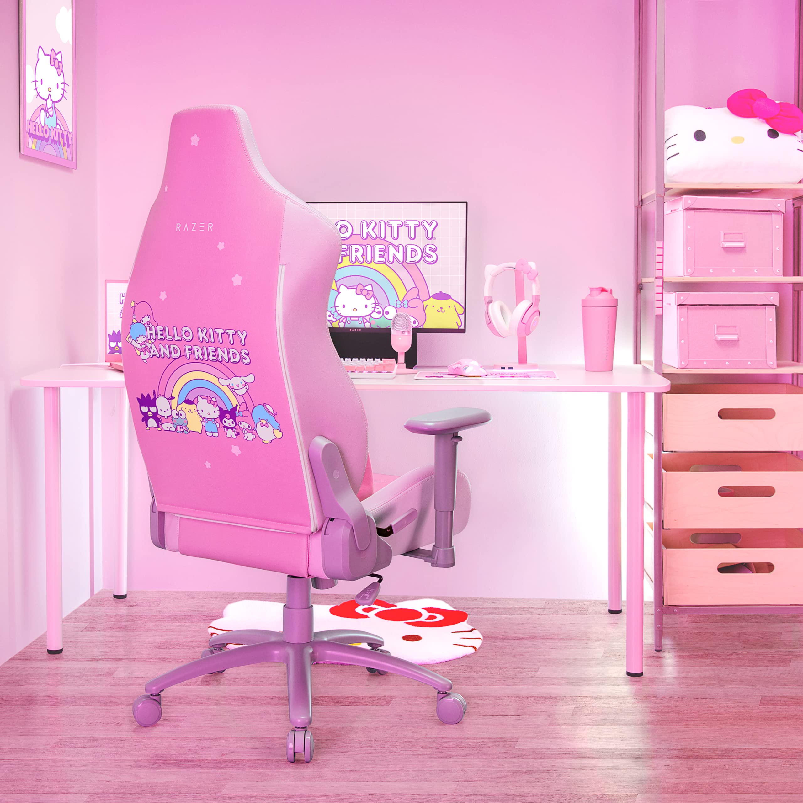razer-lumbar-cushion-hello-kitty-friends-edition-memory-foam-lumbar-support-for- image 6