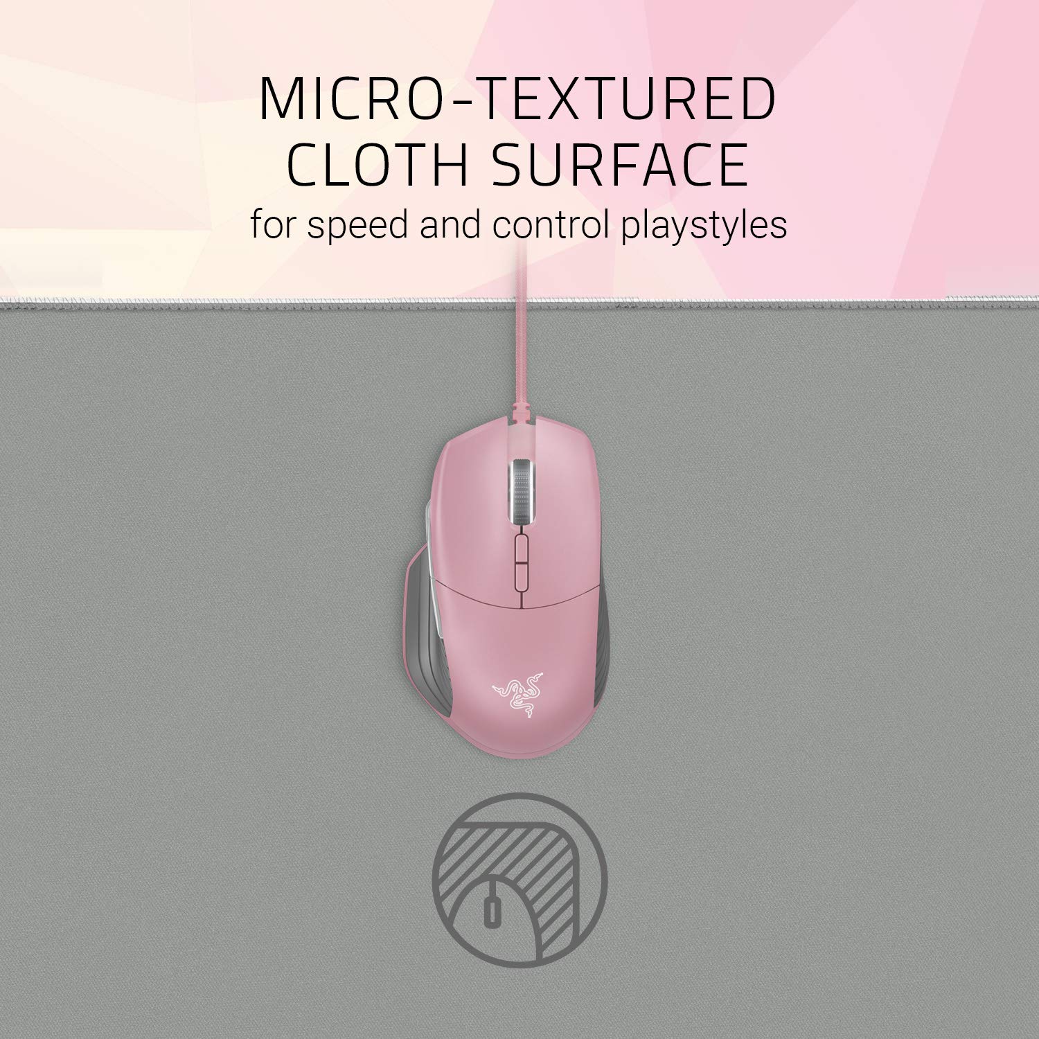 razer-goliathus-extended-chroma-rgb-gaming-mouse-pad-quartz-pink-micro-textured- image 4