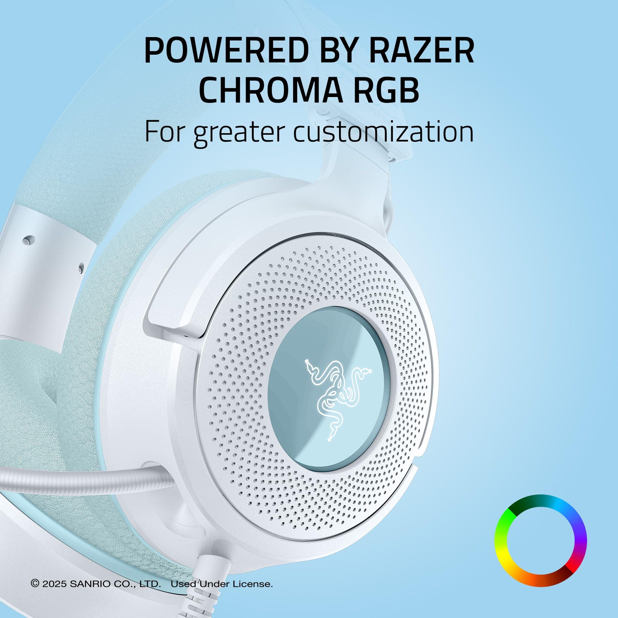 razer-kraken-v4-x-wired-gaming-headset-cinnamoroll-edition-triforce-40mm-drivers image 7