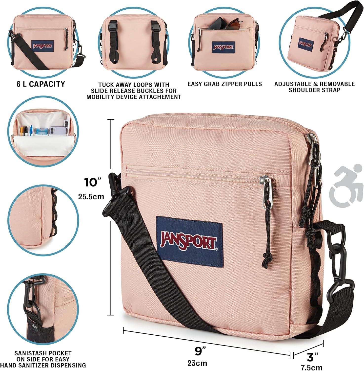 jansport-central-adaptive-accessory-bag-wheelchair-walker-compatible-tuck-away-a image 5