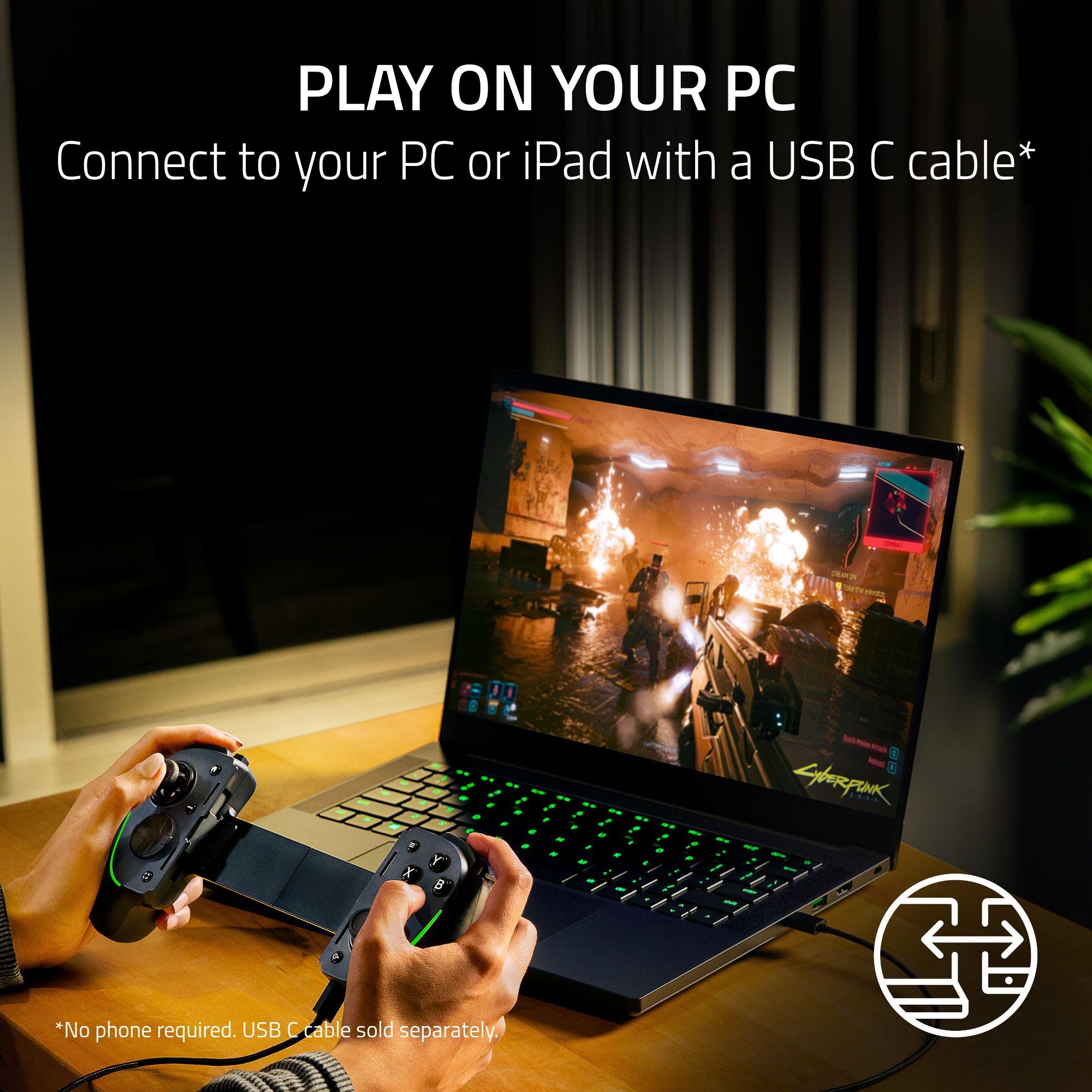 razer-kishi-ultra-mobile-gaming-controller-for-android-iphone-15-16-ipad-mini-ch image 6