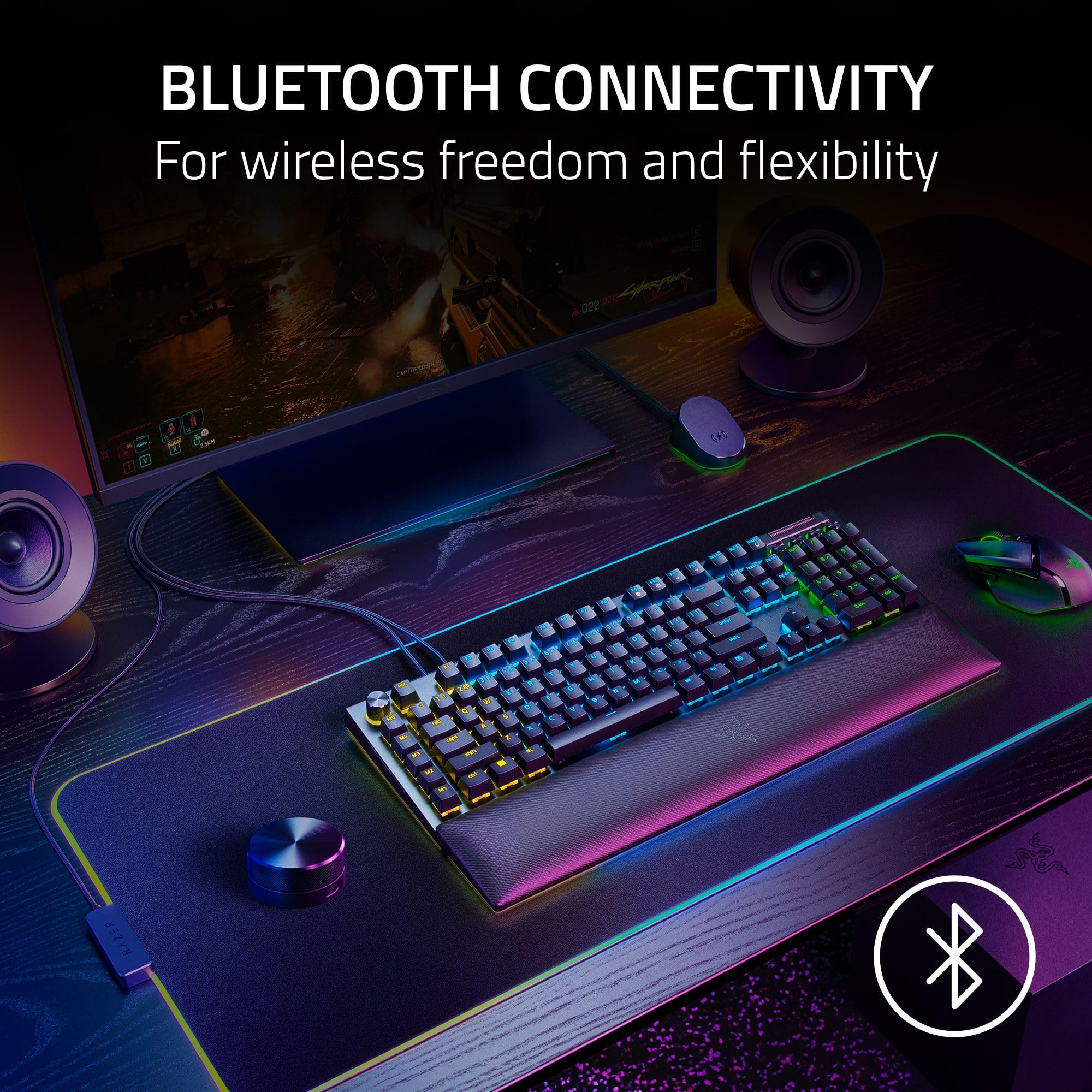 razer-wireless-control-pod-for-nommo-v2-leviathan-v2-speakers-aluminum-alloy-aud image 6