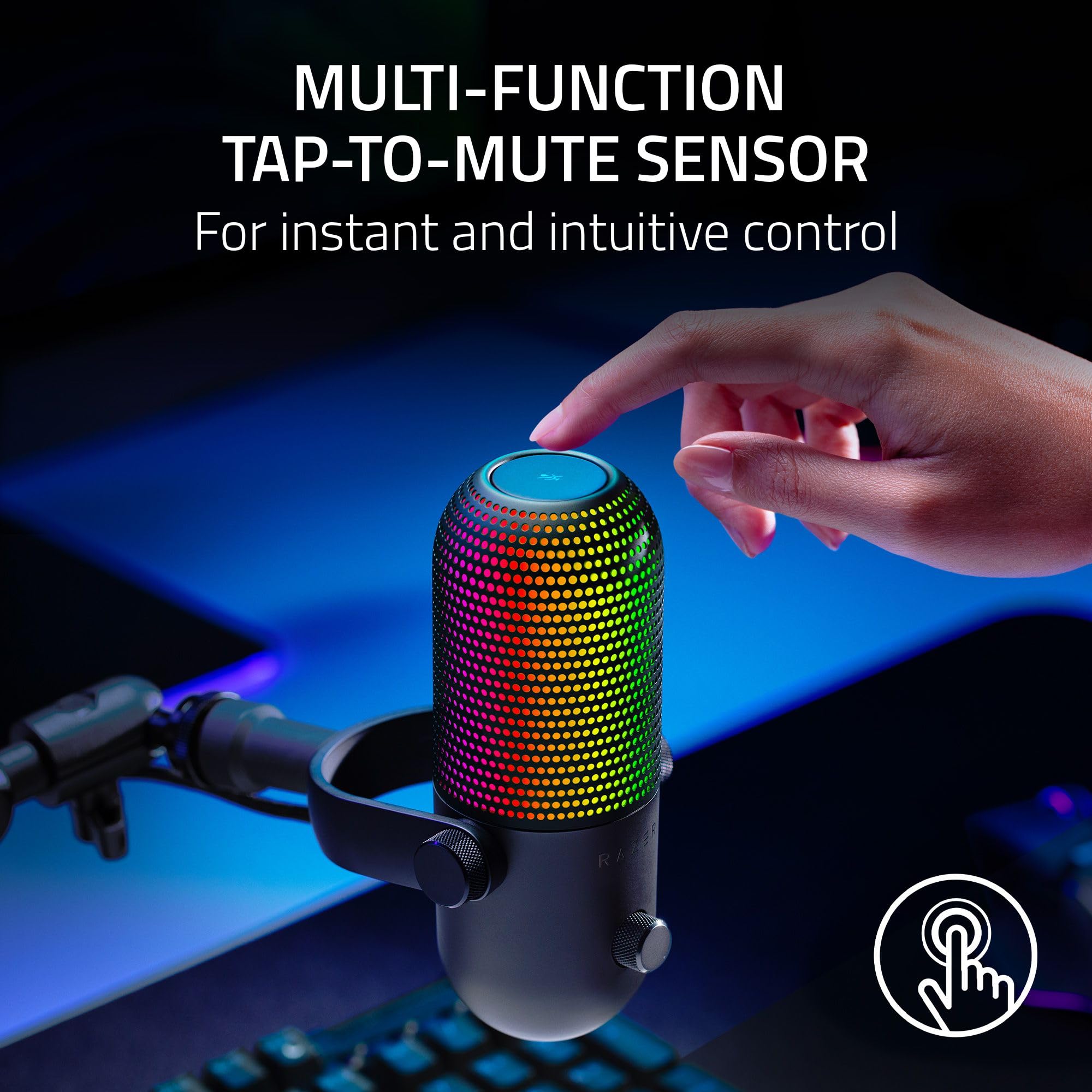 razer-seiren-v3-chroma-rgb-usb-condenser-microphone-with-stream-reactive-lightin image 3