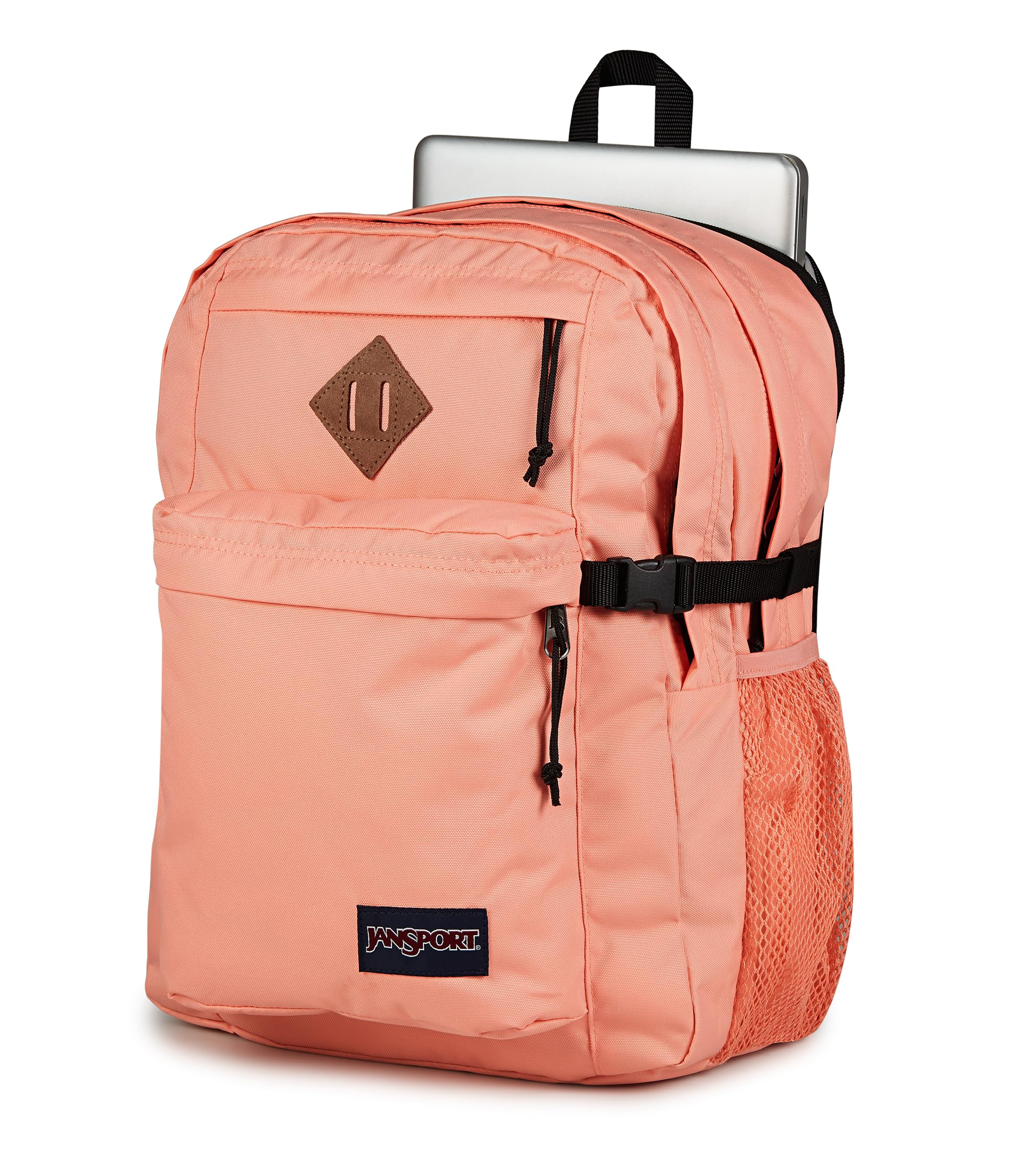 jansport-main-campus-backpack-peach-bum-large-travel-work-backpack-with-15-inch- image 6