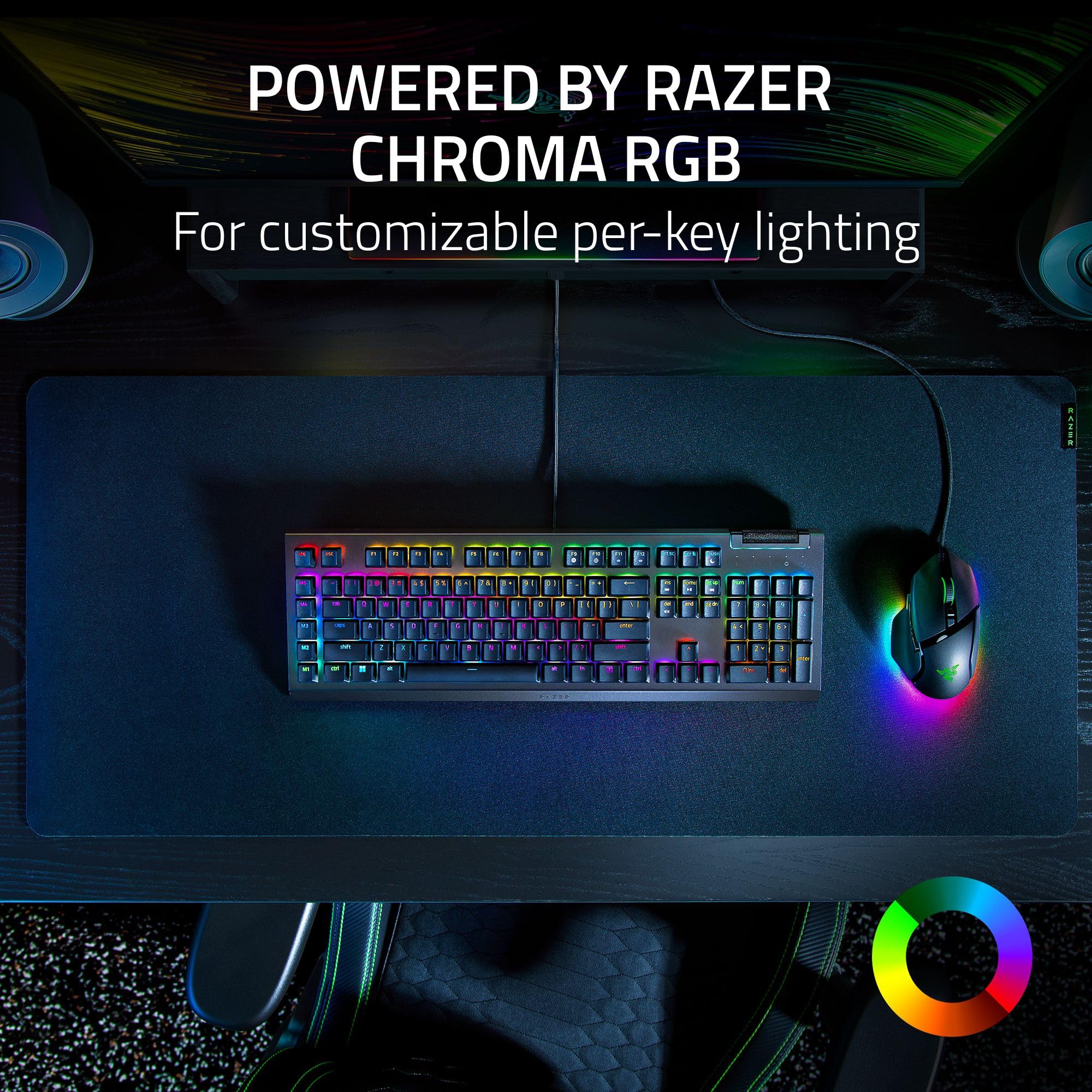 razer-blackwidow-v4-x-mechanical-gaming-keyboard-green-tactile-clicky-switches-6 image 5