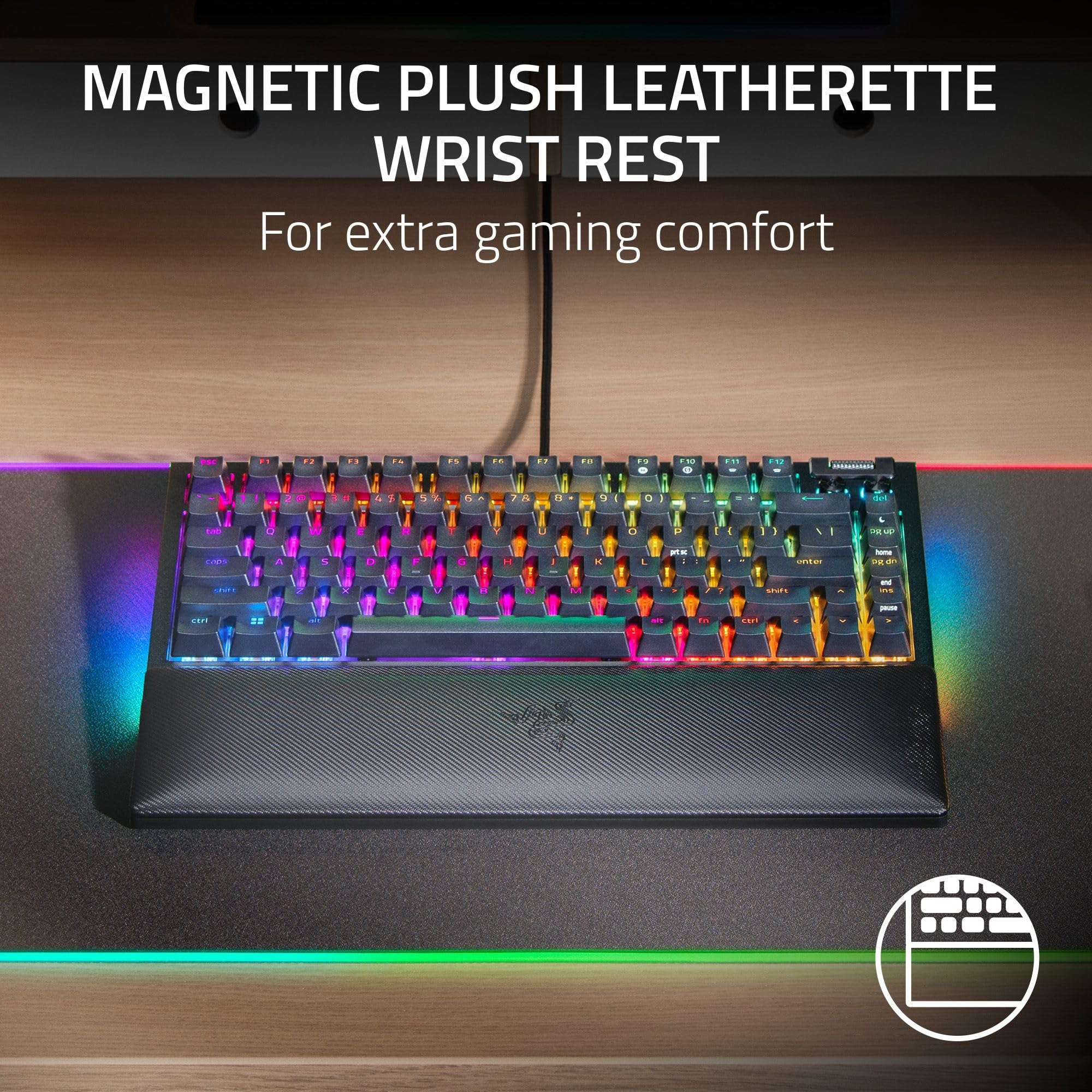 razer-blackwidow-v4-75-hot-swappable-mechanical-gaming-keyboard-orange-tactile-s image 7