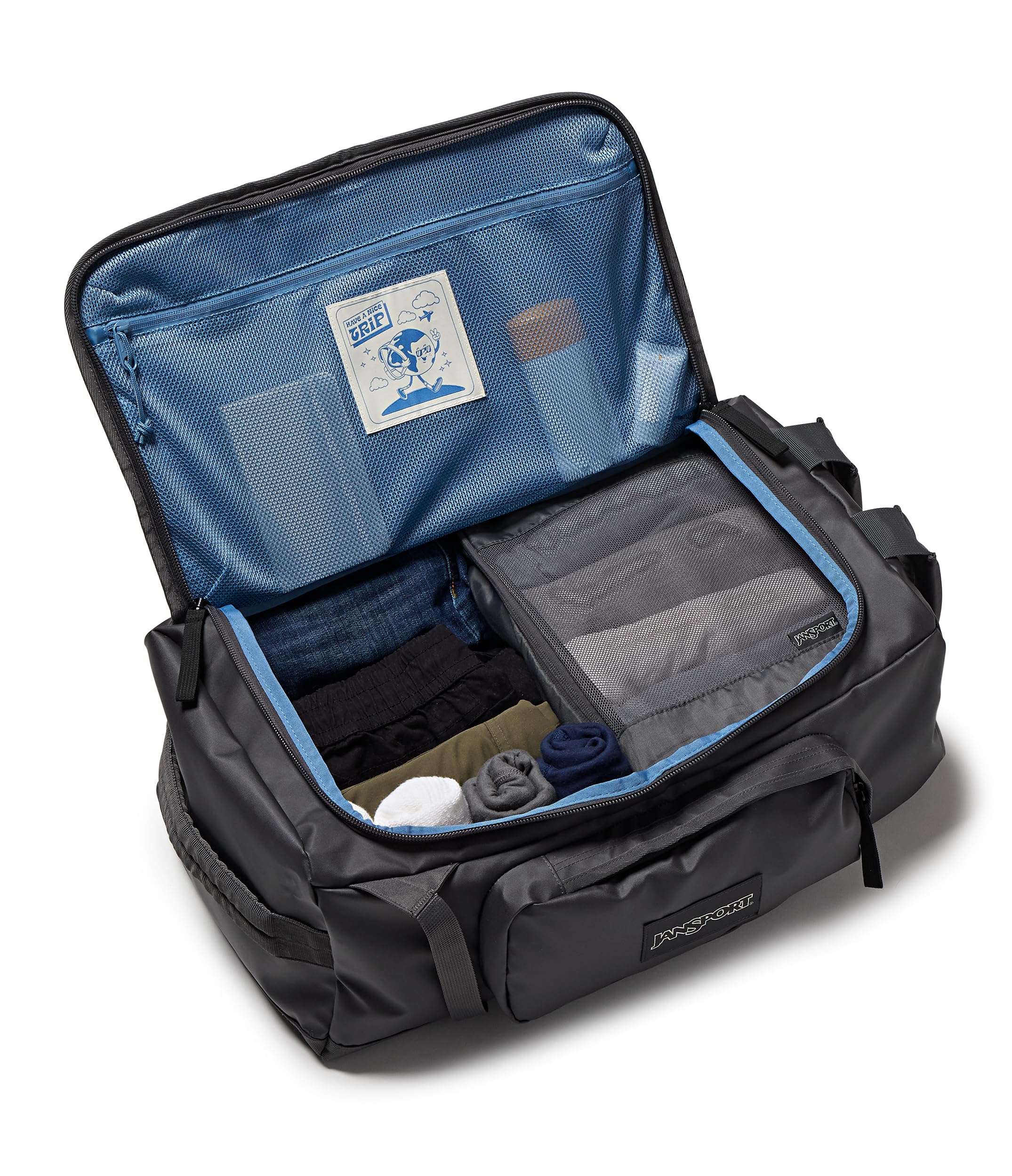 jansport-good-latitude-40l-convertible-duffel-backpack-water-resistant-weekender image 5