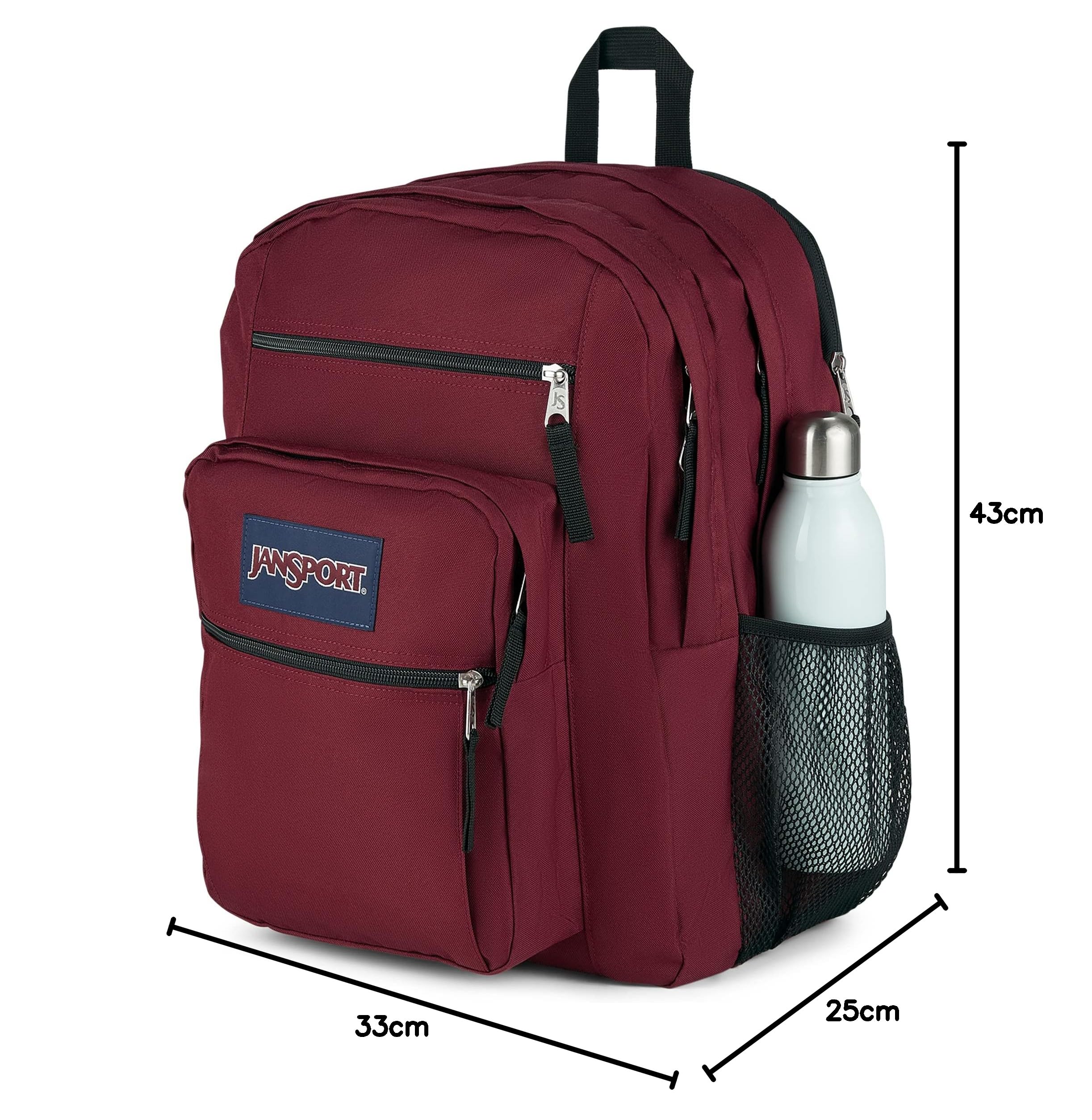 jansport-big-student-large-backpack-15-inch-laptop-compartment-34l-russet-red-on image 4