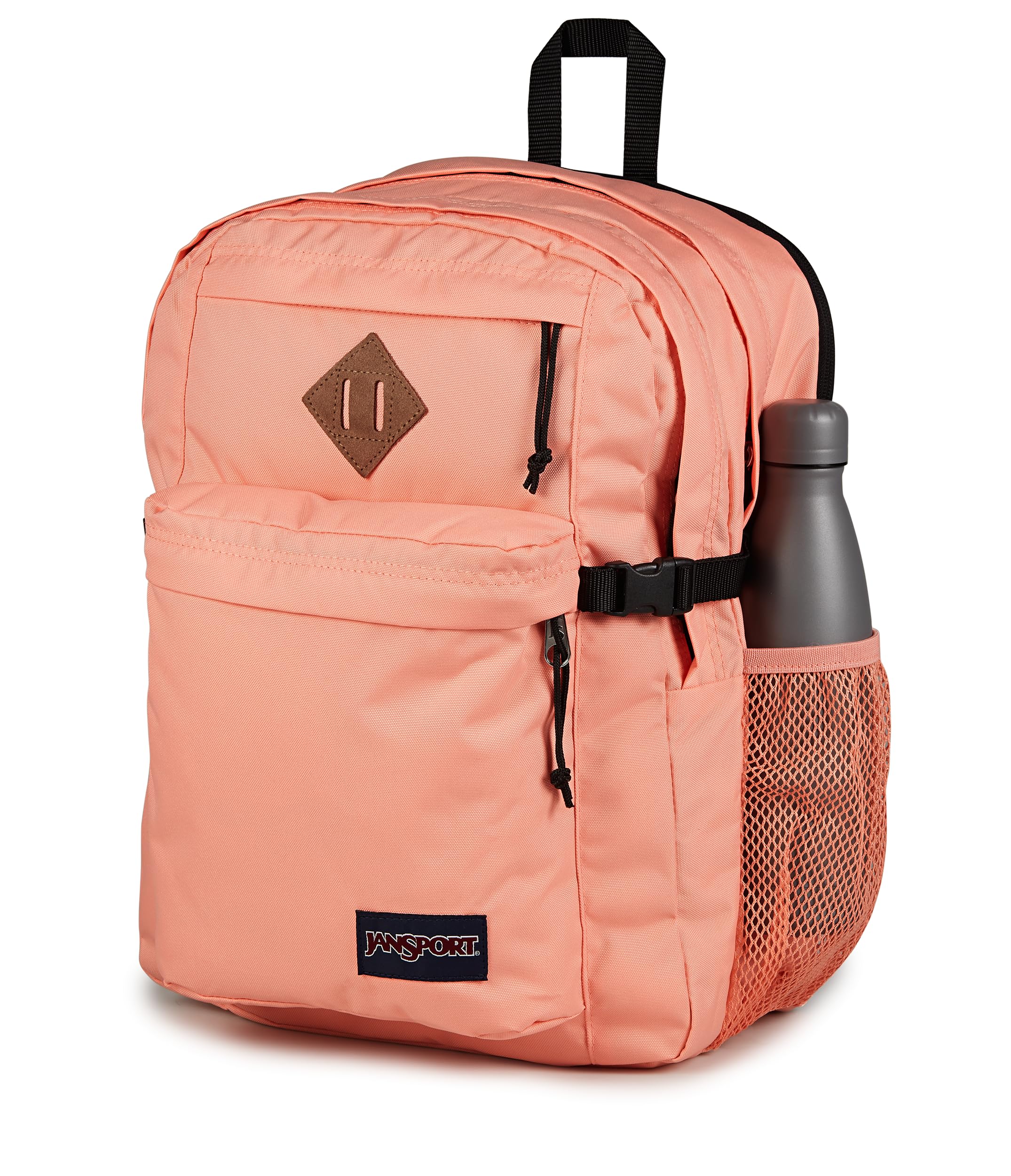 jansport-main-campus-backpack-peach-bum-large-travel-work-backpack-with-15-inch- image 5