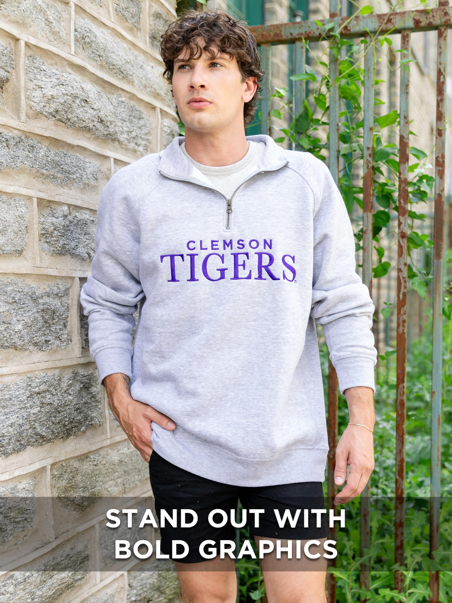jansport-ncaa-rival-quarter-zip-sweatshirt-officially-licensed-unisex-pullover-c image 7