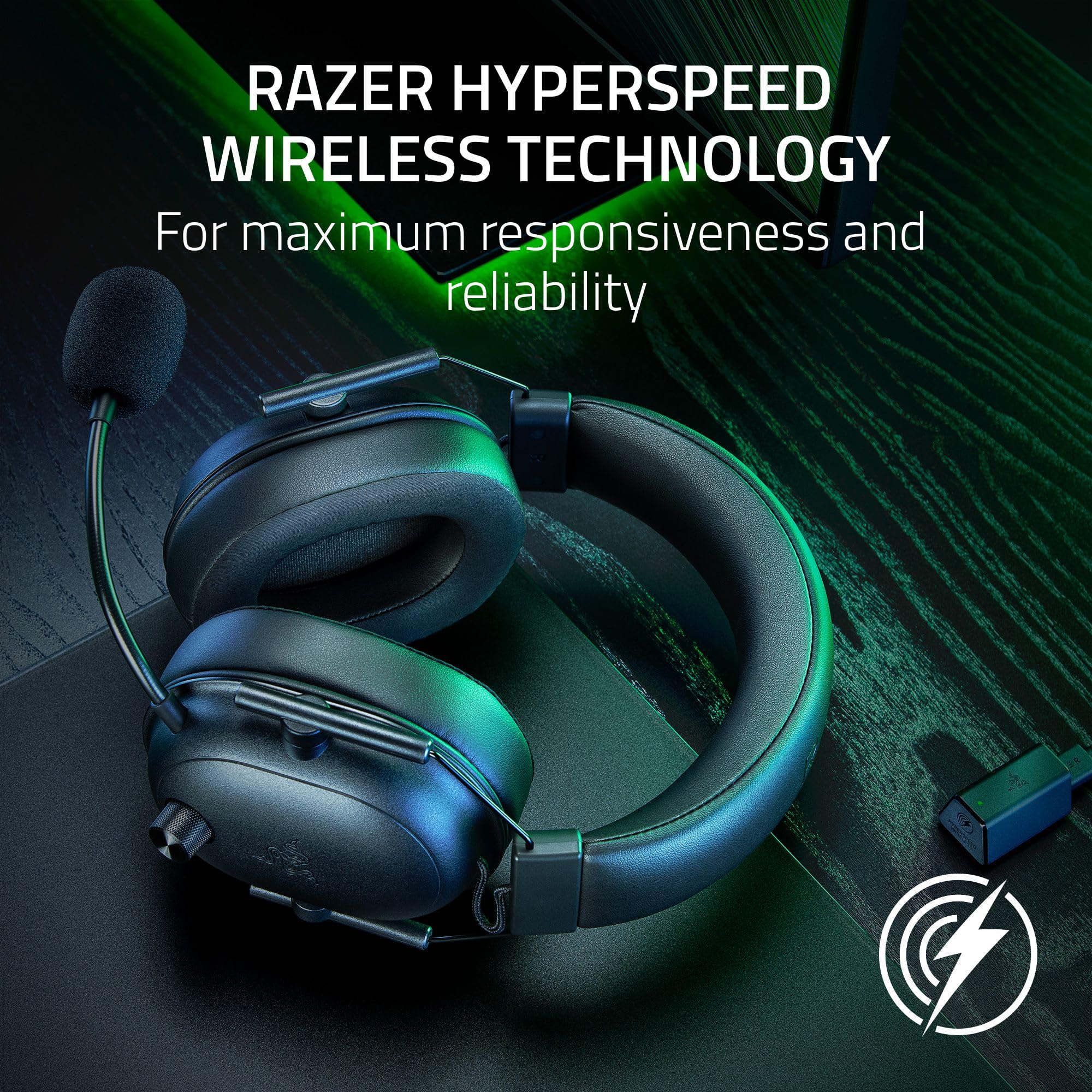 razer-blackshark-v2-hyperspeed-wireless-gaming-headset-2-4ghz-bluetooth-usb-50mm image 4