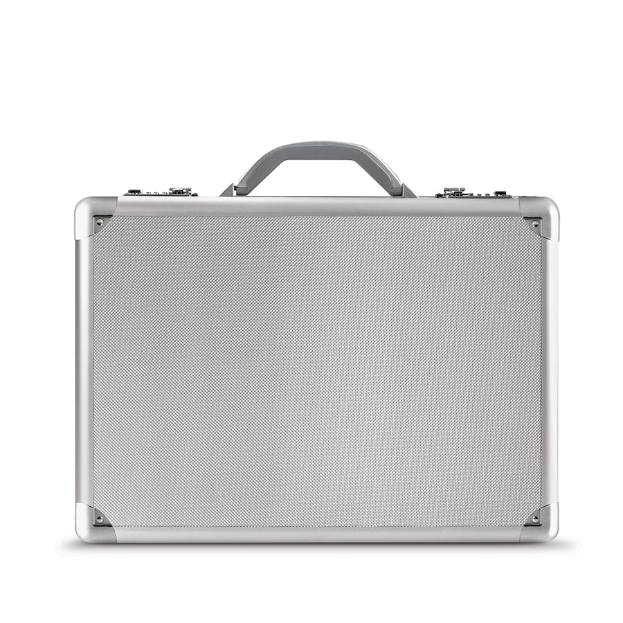 solo-new-york-fifth-avenue-attach-aluminum-hard-sided-briefcase-with-dual-combin image 1