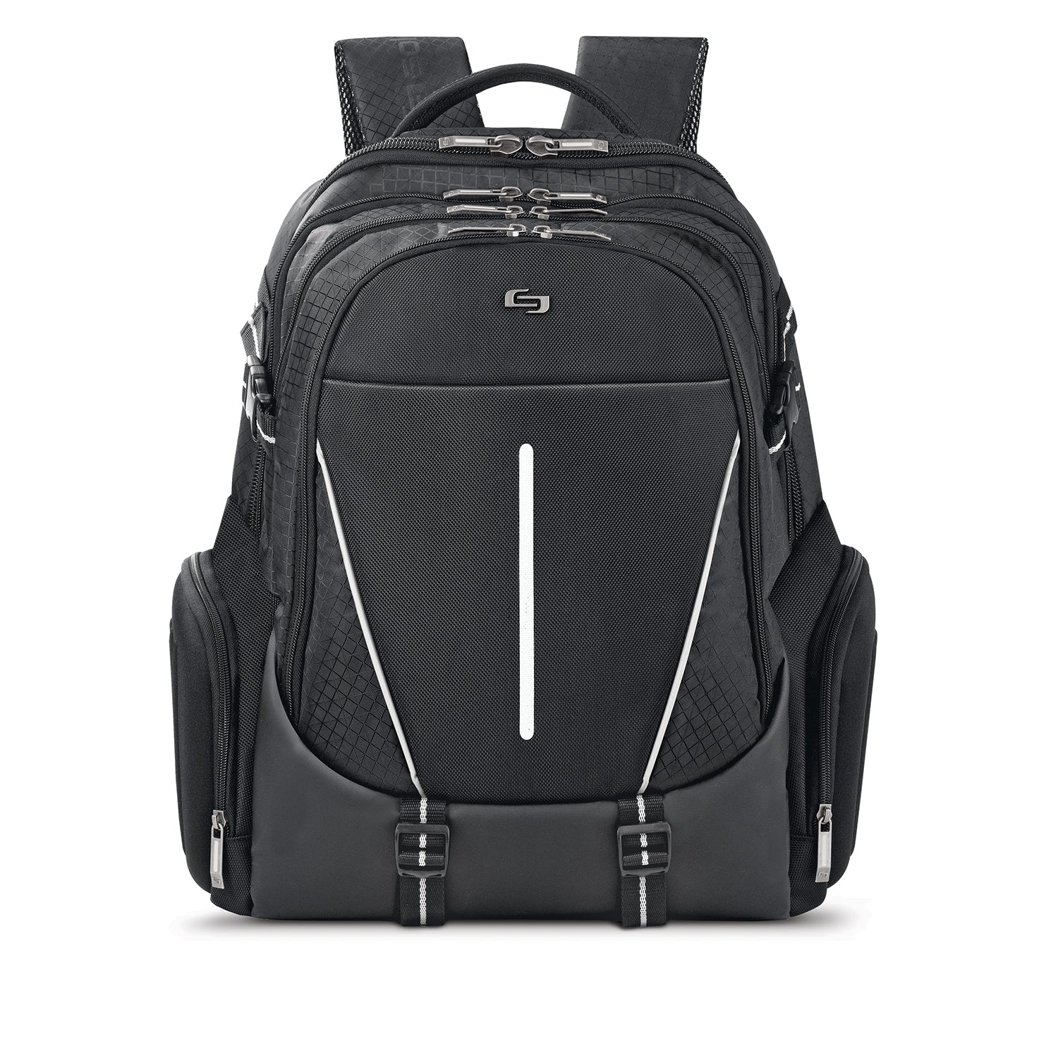 solo-new-york-rival-backpack-17-3-inch-laptop-hardshell-headphone-pockets-air-me image 1