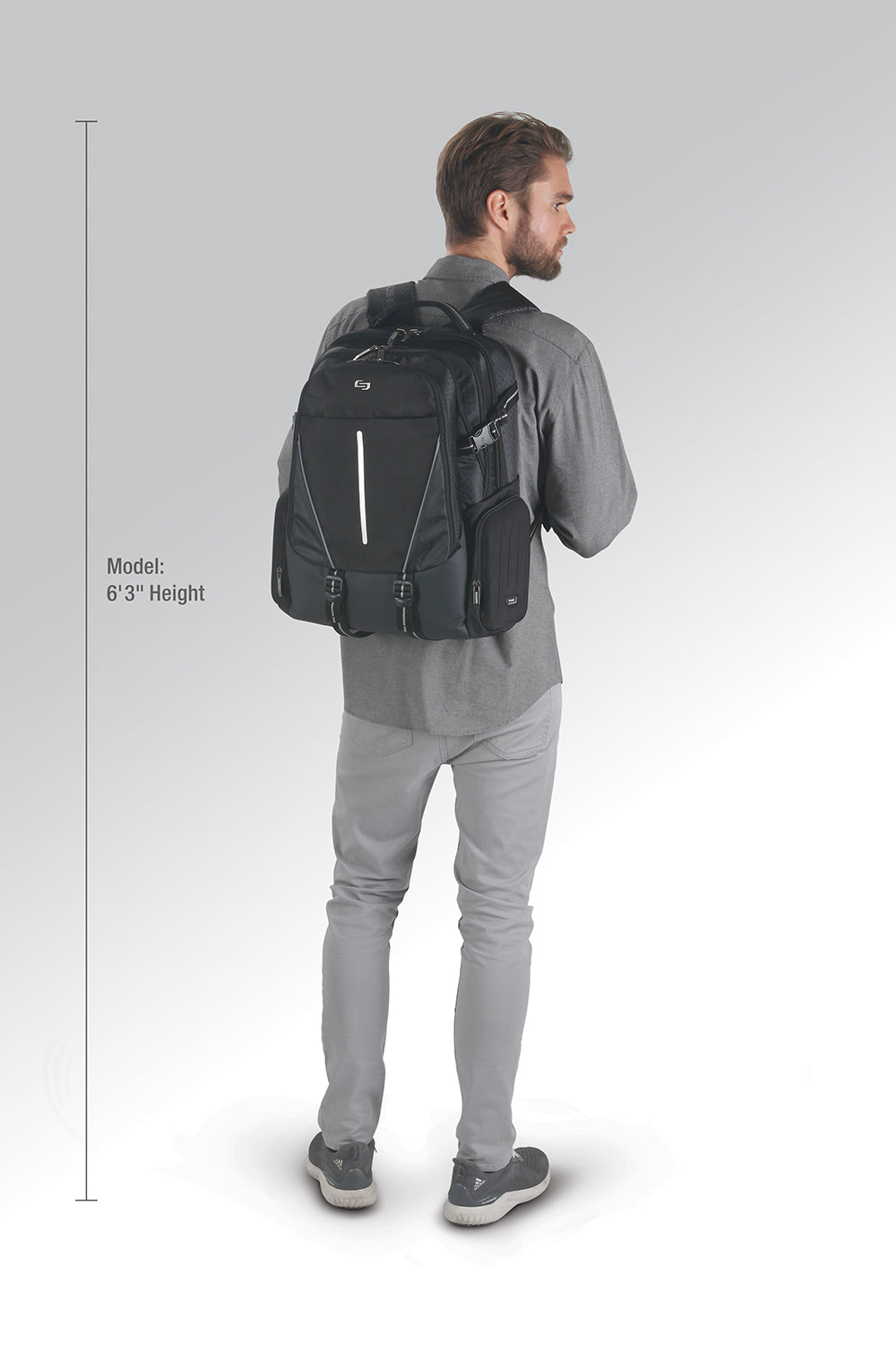 solo-new-york-rival-backpack-17-3-inch-laptop-hardshell-headphone-pockets-air-me image 7