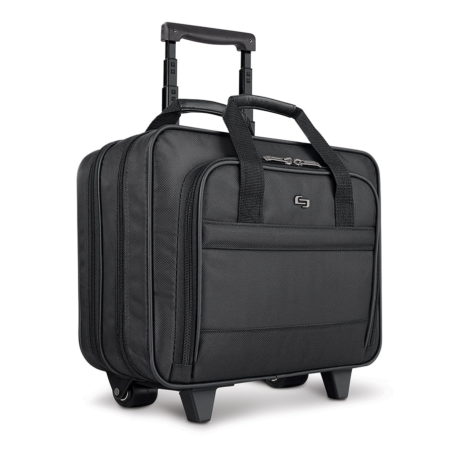 solo-new-york-carnegie-rolling-case-fully-padded-15-6-laptop-rolling-briefcase image 2