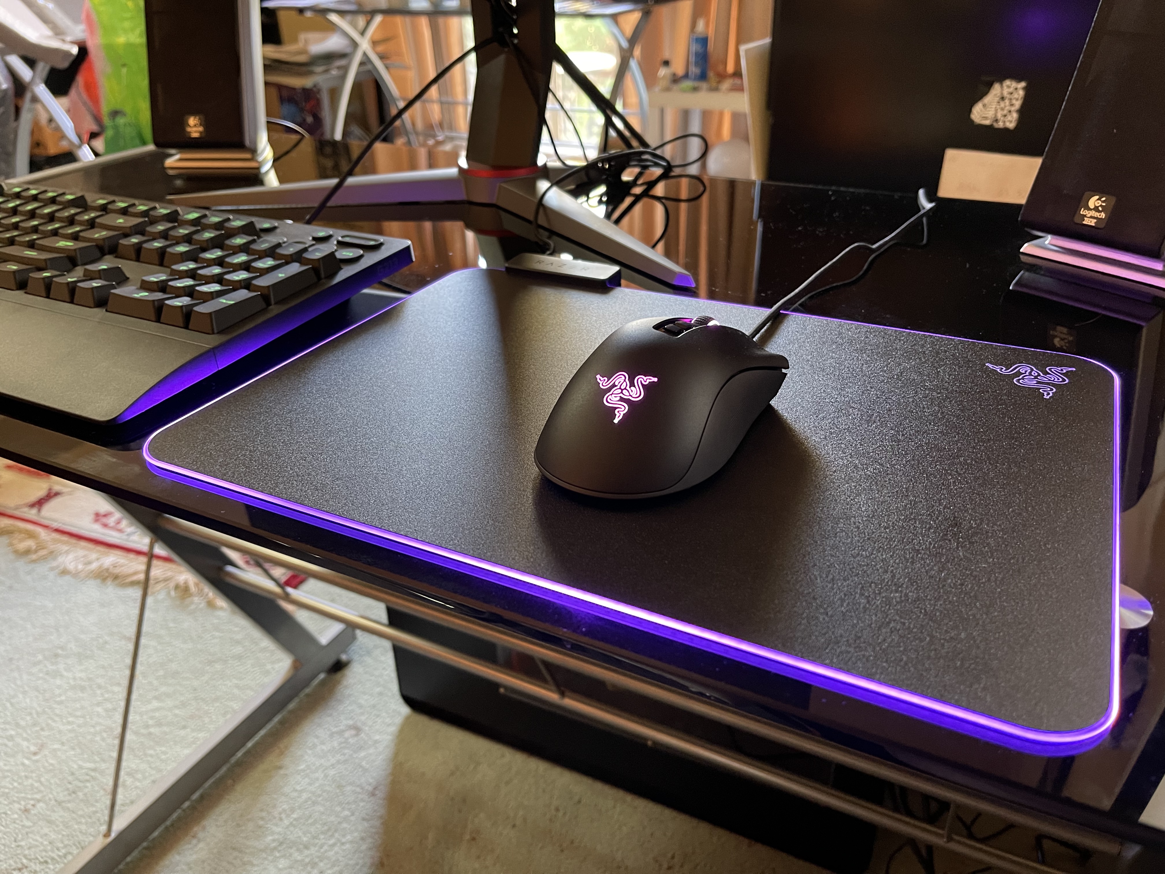 My desk finally looks complete