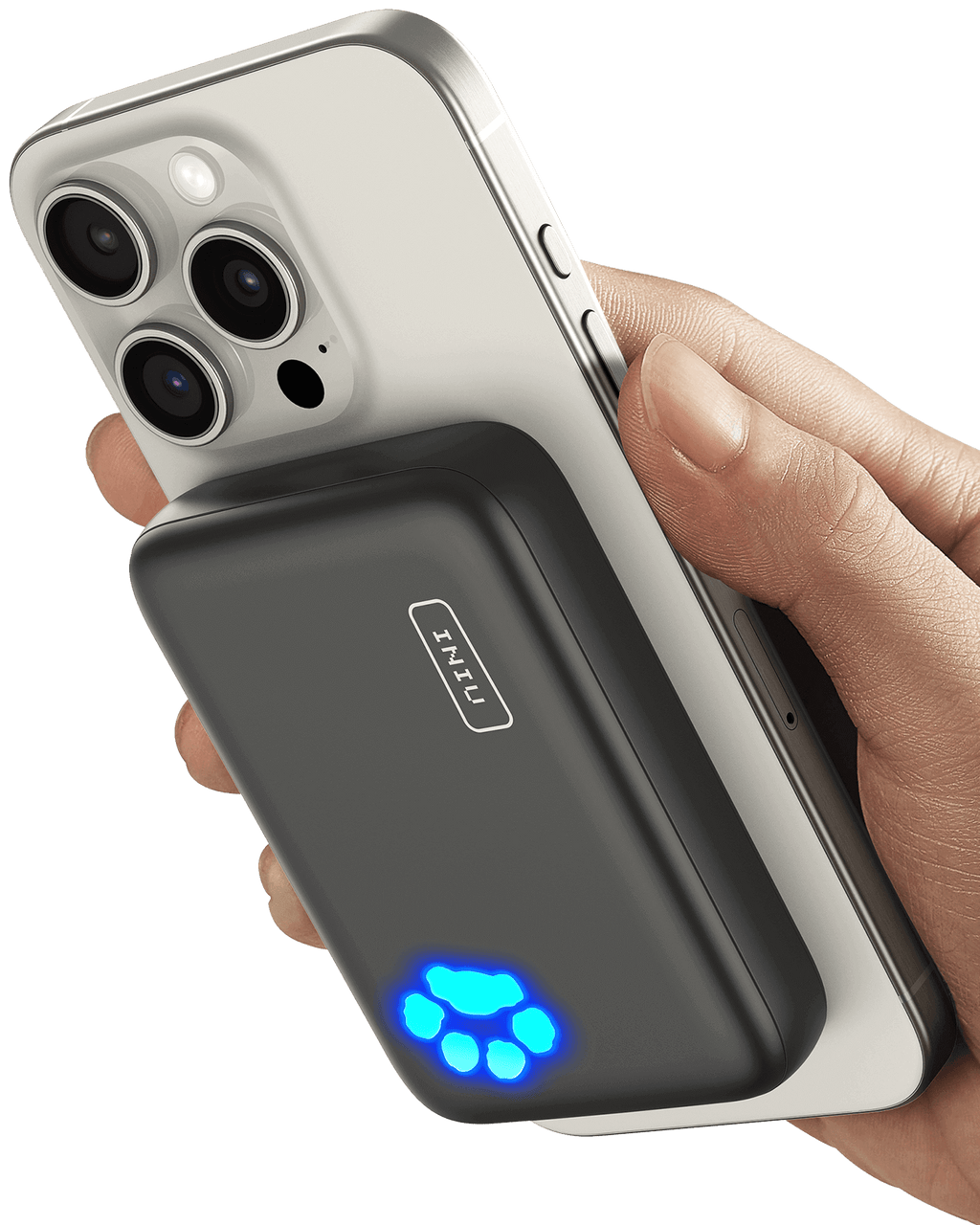 iniu-b43-magsafe-10000mah-compact-magnetic-power-bank-for-iphone image 1