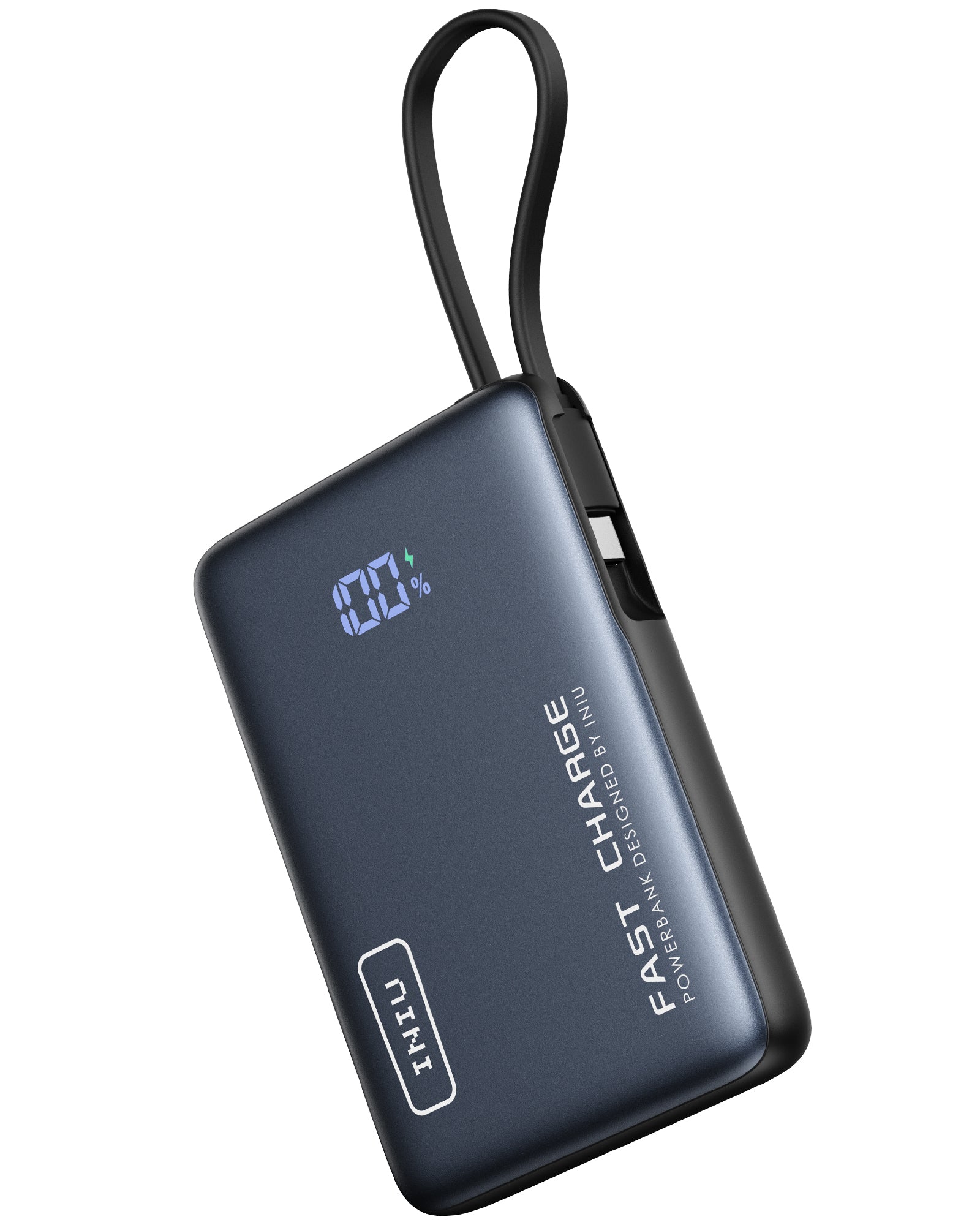 iniu-10000mah-pd-20w-compact-portable-power-bank-with-built-in-usb-c-cable image 2