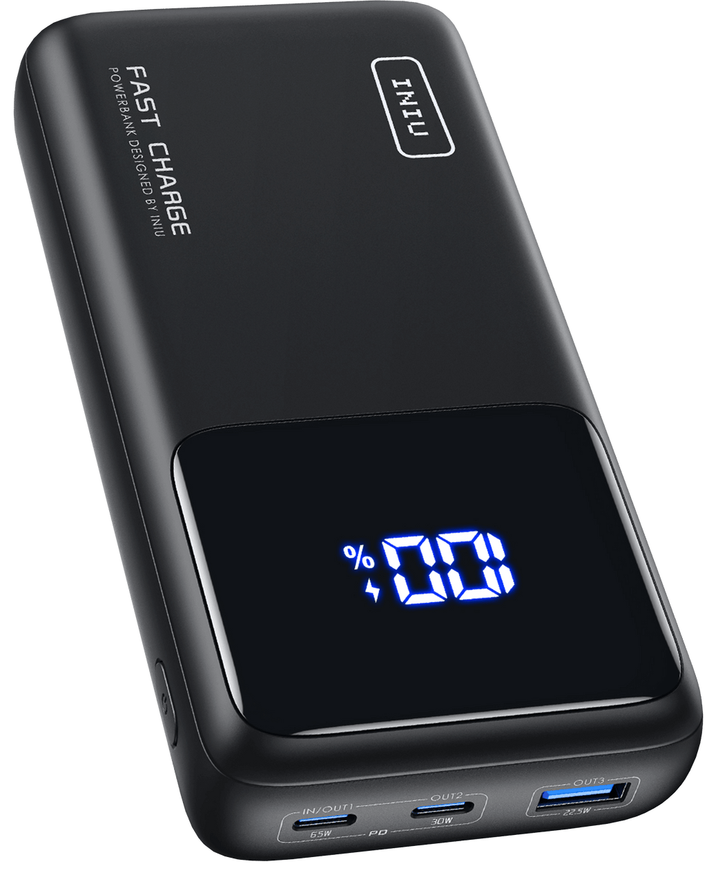 iniu-b63-power-bank-100w-25-000mah-portable-charger-usb-c-in-out-fast-charging-f image 1