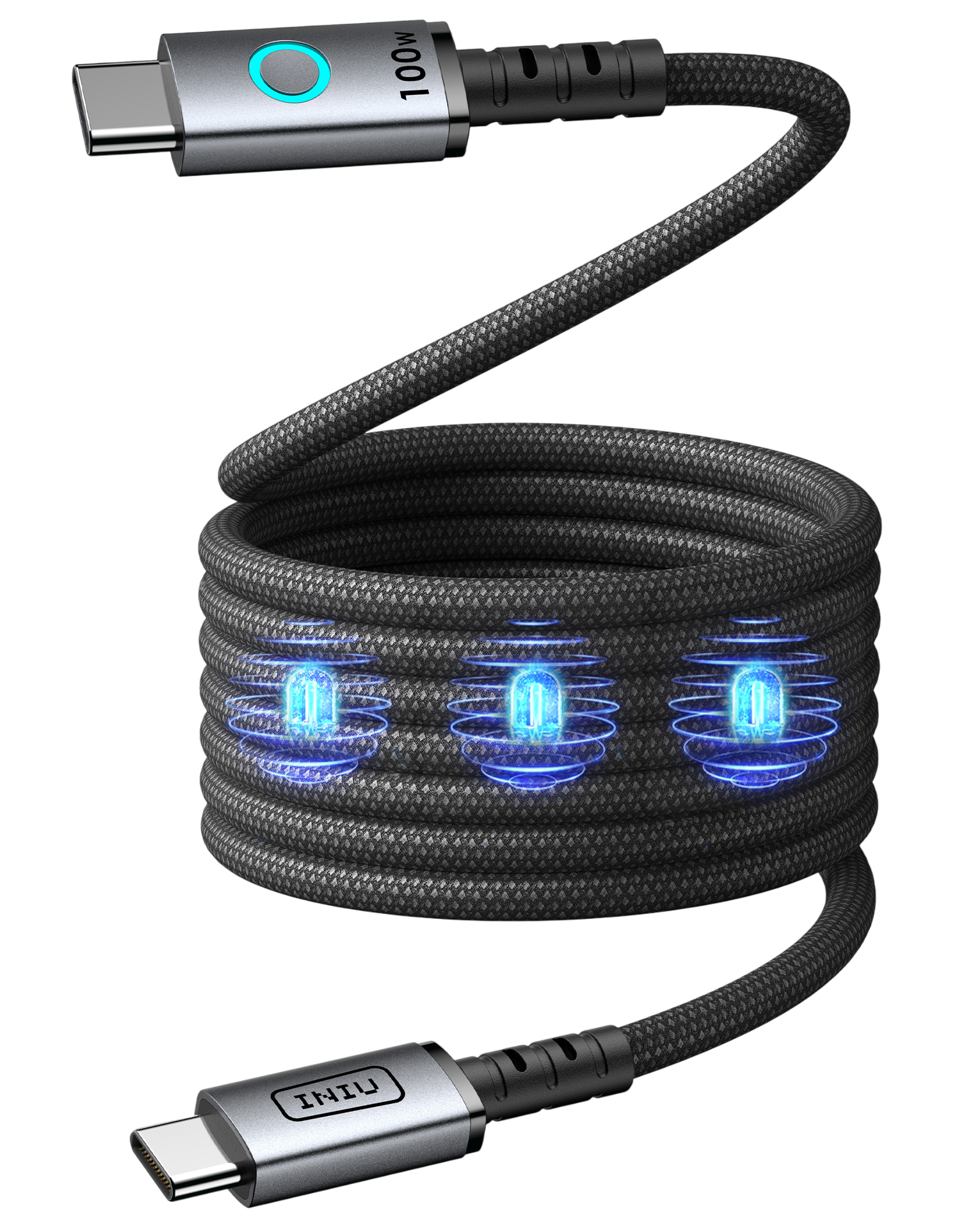iniu-100w-magnetic-usb-c-to-usb-c-cable image 2