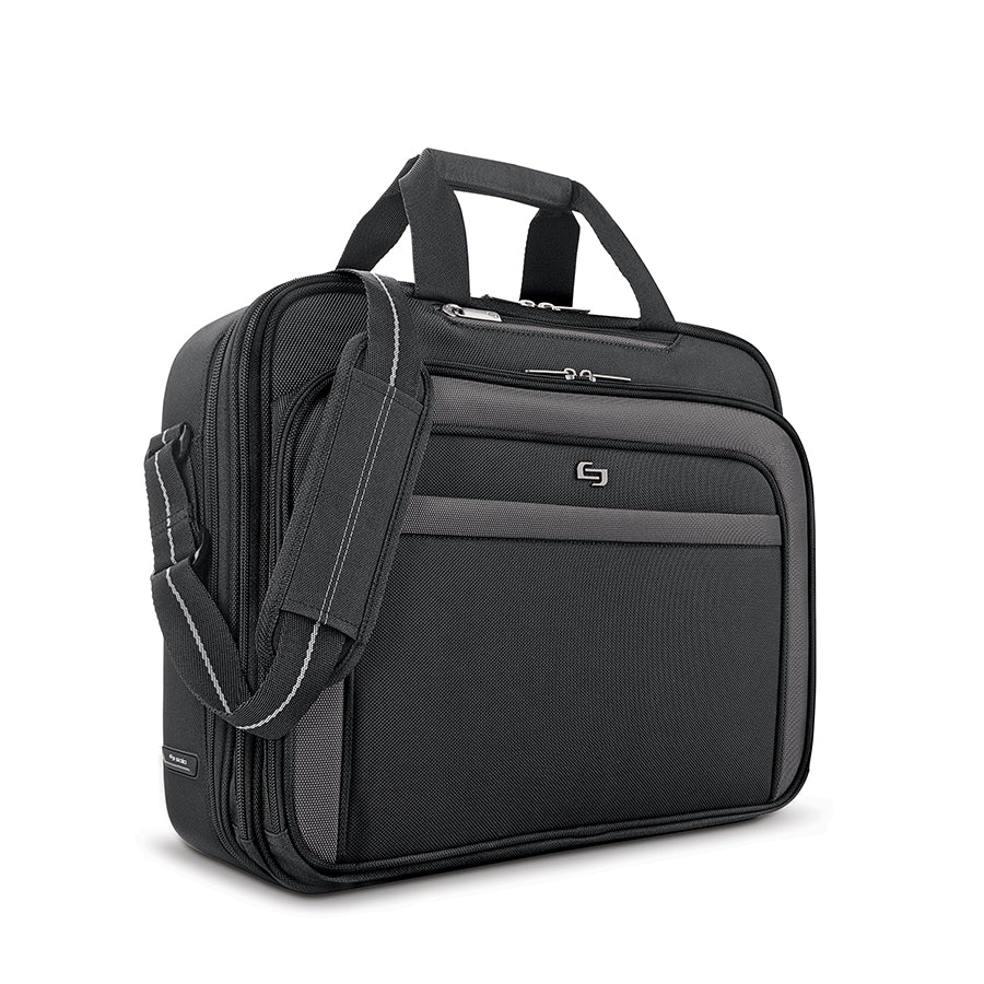 solo-new-york-empire-briefcase-checkpoint-friendly-17-3-laptop-briefcase-with-cl image 3