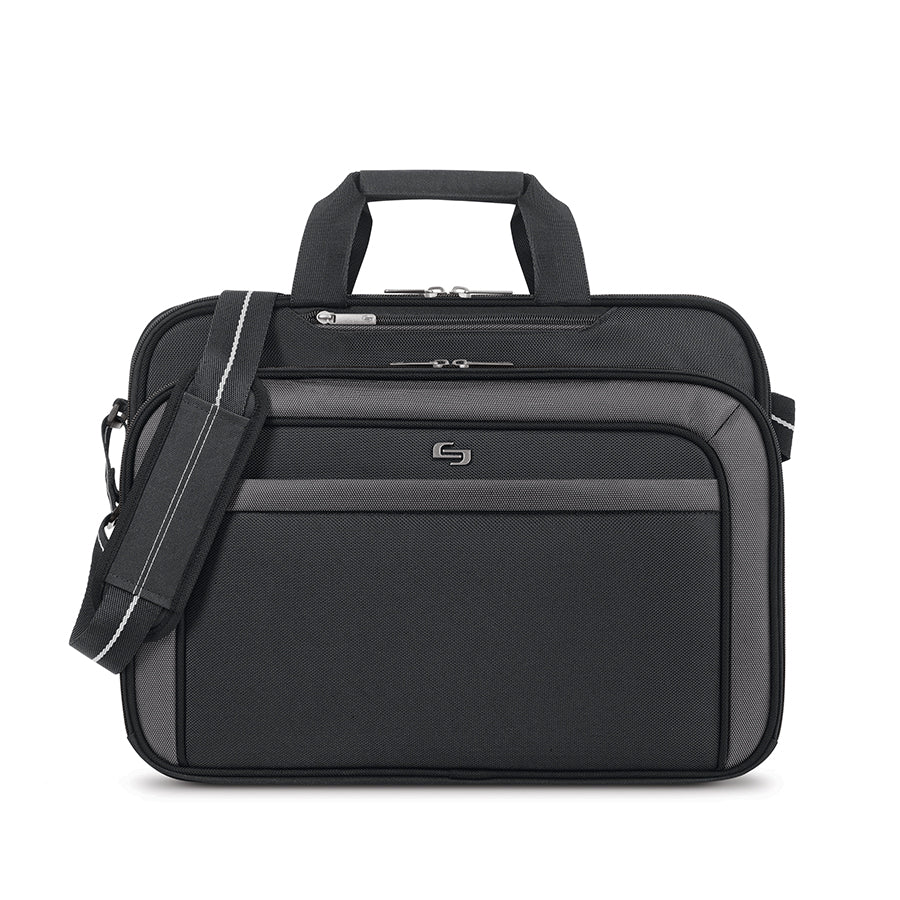solo-new-york-empire-briefcase-checkpoint-friendly-17-3-laptop-briefcase-with-cl image 1