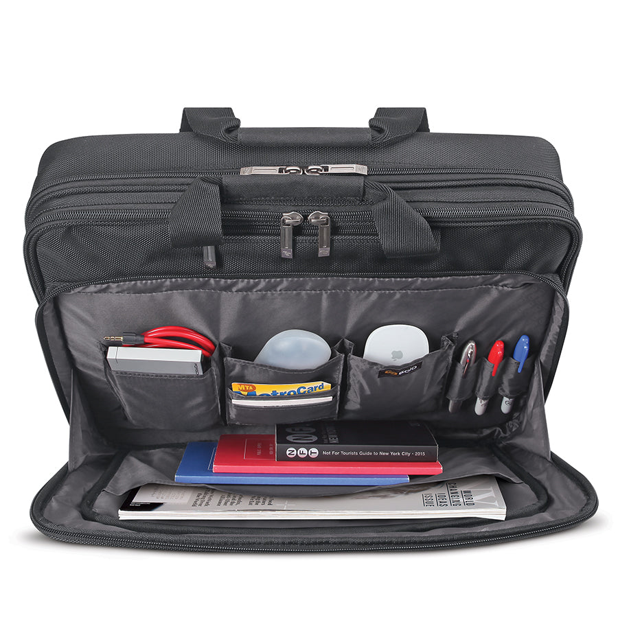 solo-new-york-empire-briefcase-checkpoint-friendly-17-3-laptop-briefcase-with-cl image 5