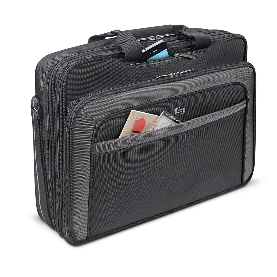 solo-new-york-empire-briefcase-checkpoint-friendly-17-3-laptop-briefcase-with-cl image 7