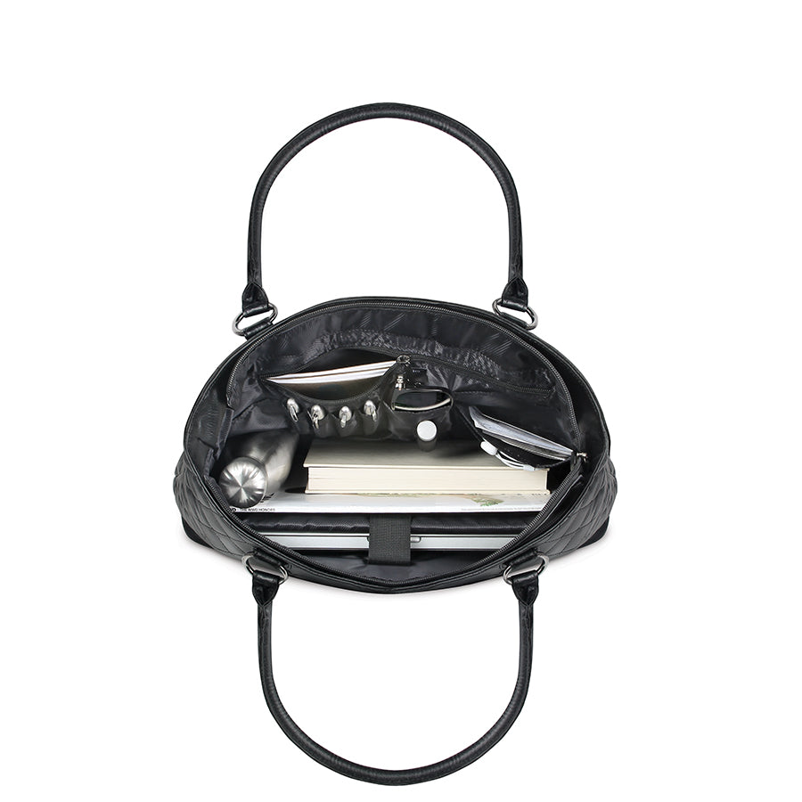 solo-new-york-waldorf-tote-vinyl-work-tote-with-padded-15-6-laptop-compartment image 4