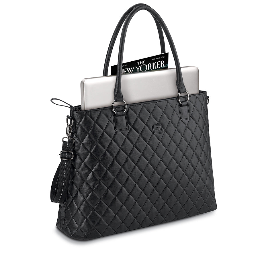 solo-new-york-waldorf-tote-vinyl-work-tote-with-padded-15-6-laptop-compartment image 5