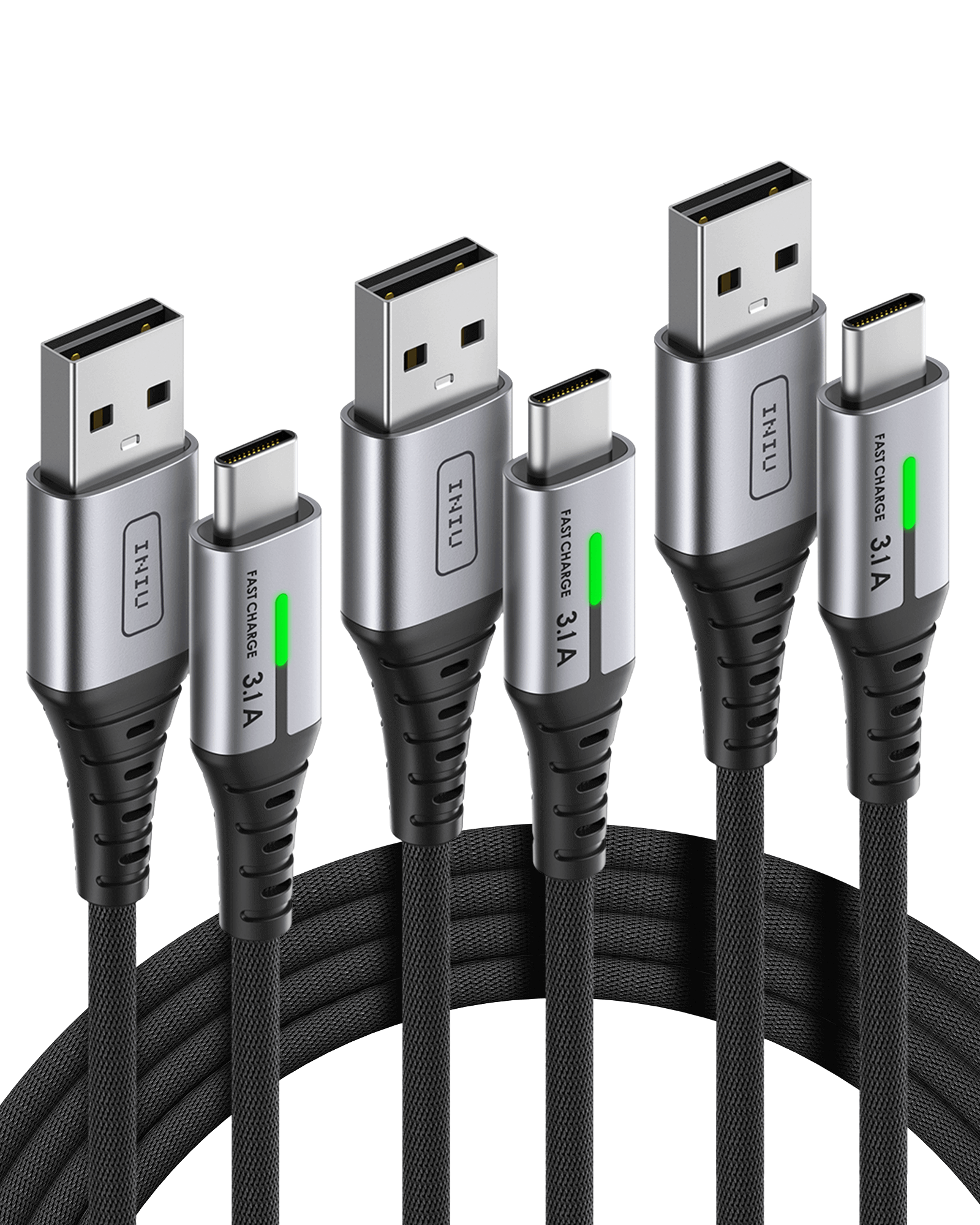 iniu-d5c-qc3-0-fast-charging-usb-type-c-cable-3-pack-1-6ft-6-6ft-x2-3-1a-nylon-b image 2