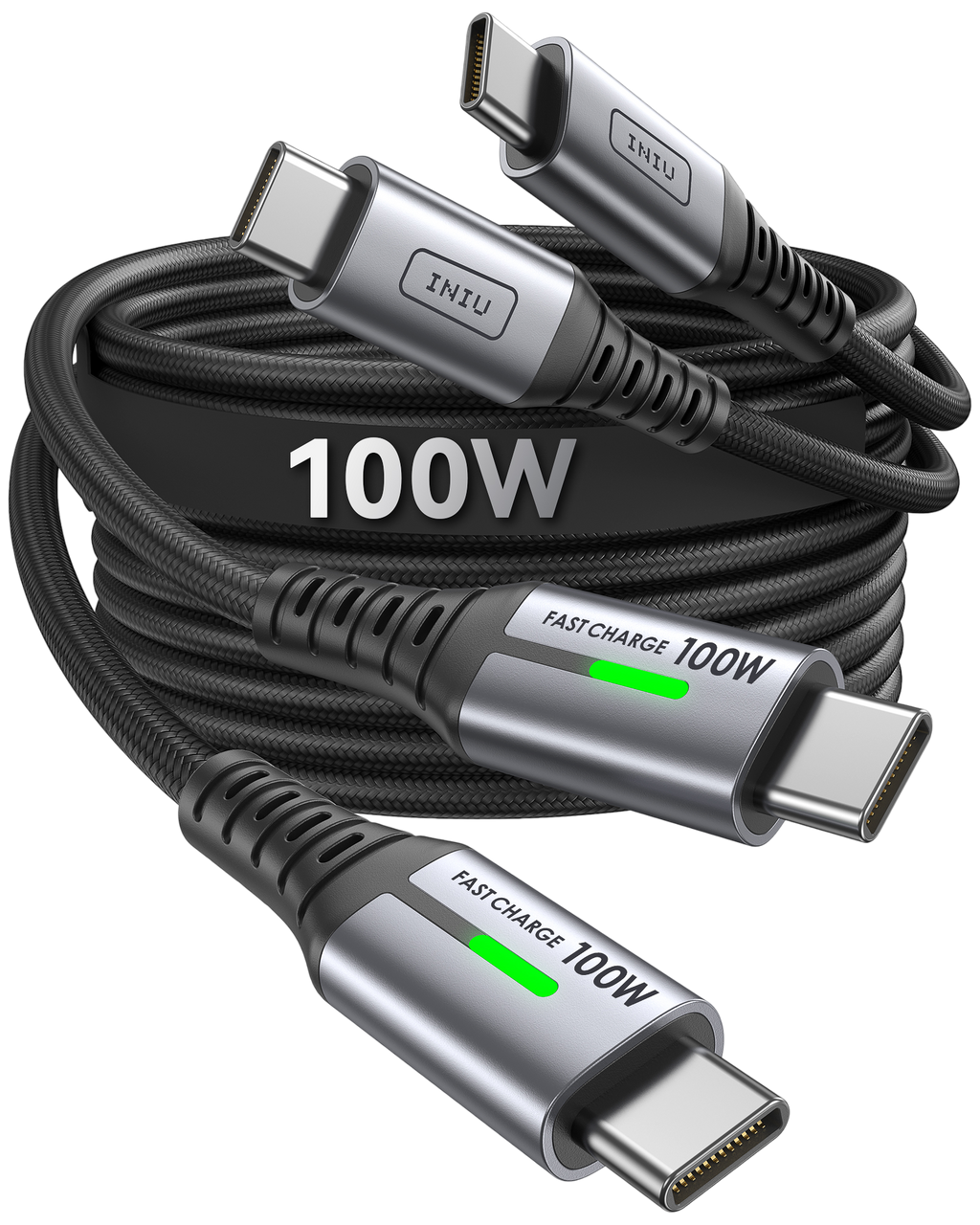 iniu-d5cc-100w-usb-c-to-c-fast-charging-cable-6-6ft-2-pack image 1