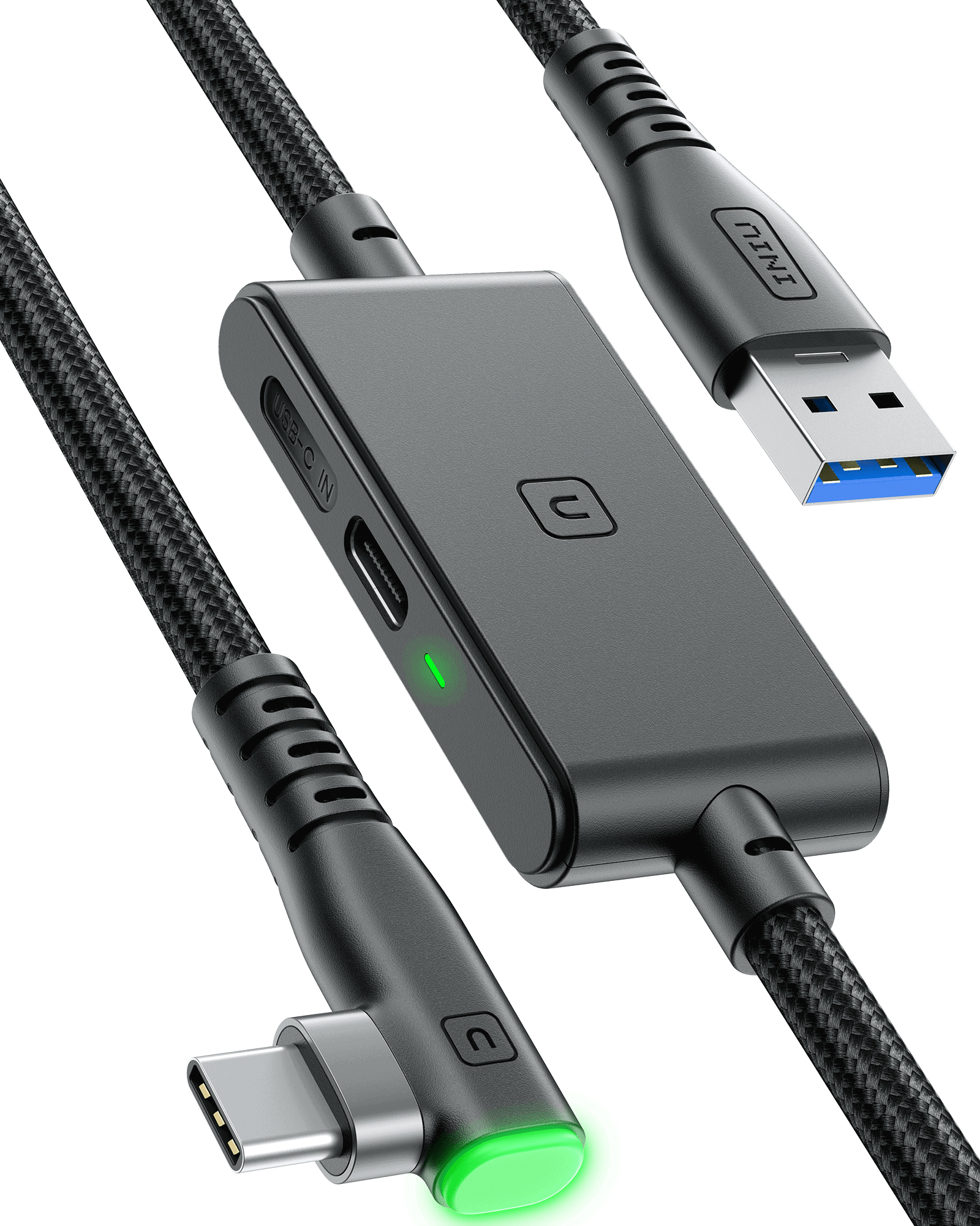 iniu-di401-16ft-vr-high-speed-transfer-link-cable-usb-a-to-usb-c-flyweave-braide image 2