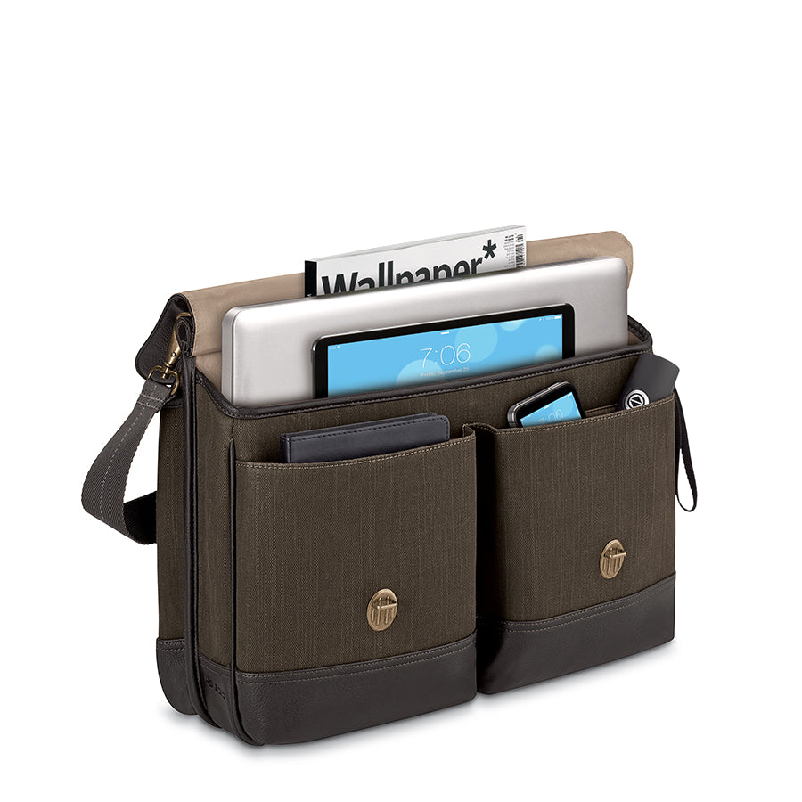 solo-new-york-thompson-briefcase-for-15-6-laptops-with-buckle-closures-and-table image 5
