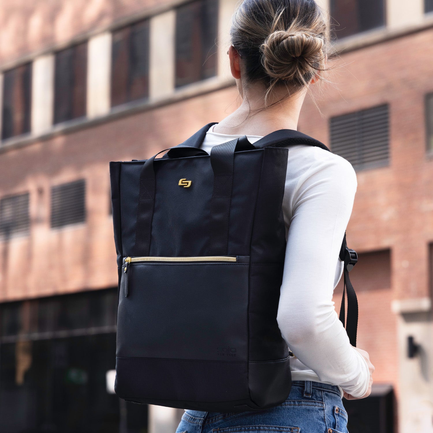 solo-new-york-parker-hybrid-backpack-tote-15-6-convertible-laptop-tote-backpack- image 4