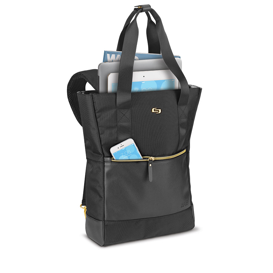 solo-new-york-parker-hybrid-backpack-tote-15-6-convertible-laptop-tote-backpack- image 8