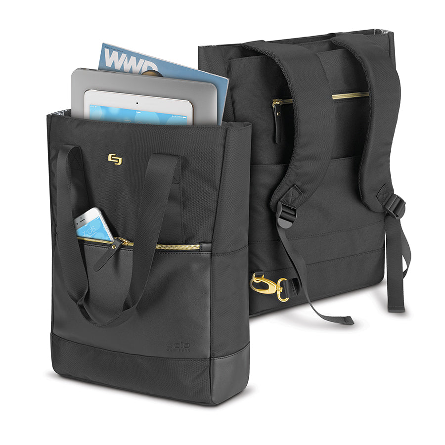 solo-new-york-parker-hybrid-backpack-tote-15-6-convertible-laptop-tote-backpack- image 5