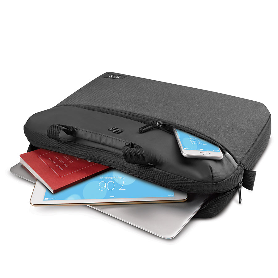 solo-new-york-node-slim-brief-grv101-4-black-herringbone-15-6-slim-laptop-briefc image 8