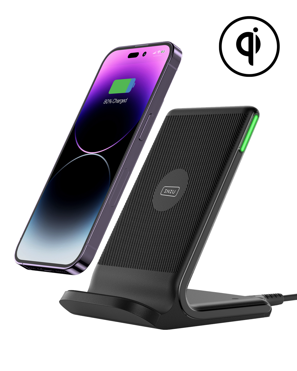 iniu-i211-15w-qi-certified-wireless-charger-with-sleep-friendly-adaptive-light image 1