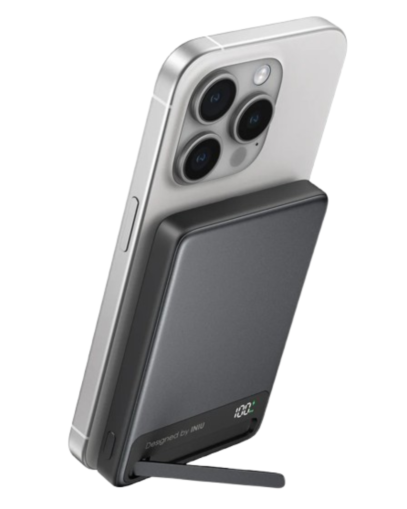 iniu-qi2-magnetic-10000mah-slimmest-portable-power-bank-with-15w-wireless-and-45 image 2