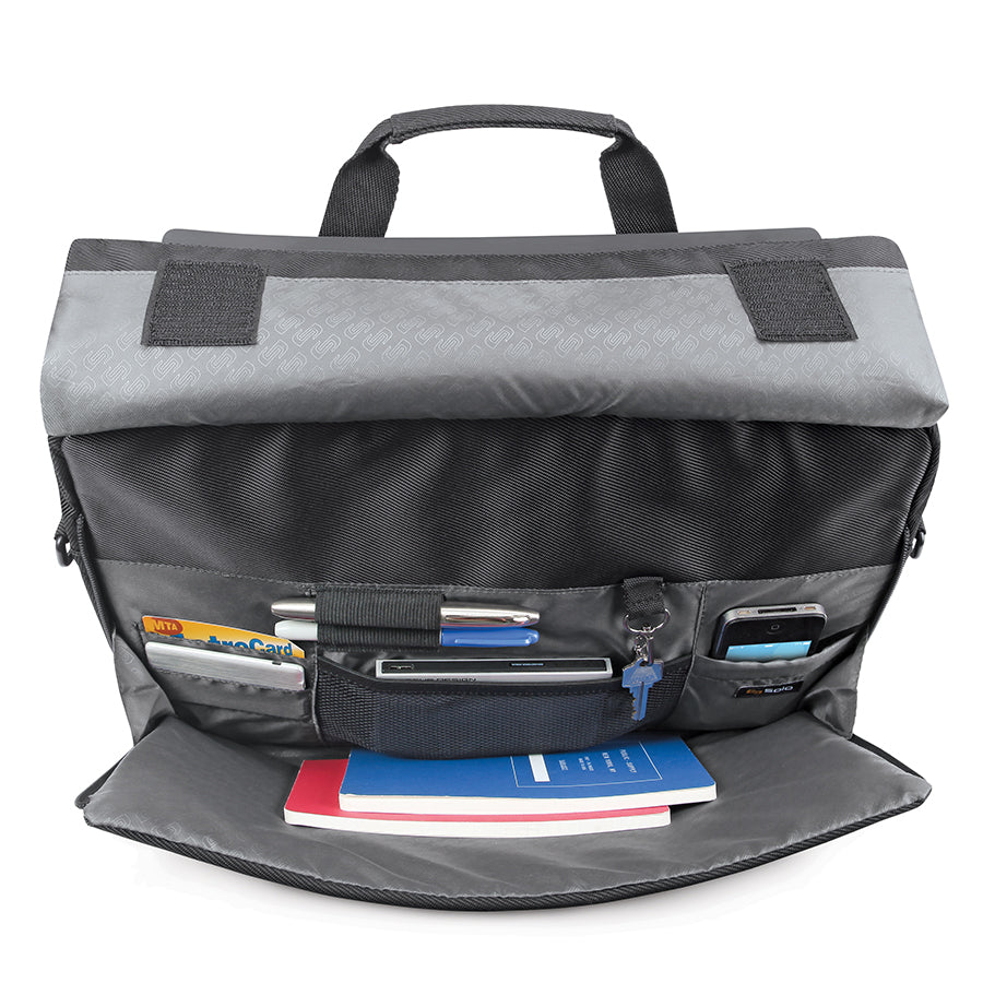 solo-new-york-chrysler-briefcase-fully-padded-17-3-laptop-bag-with-luggage-sleev image 5